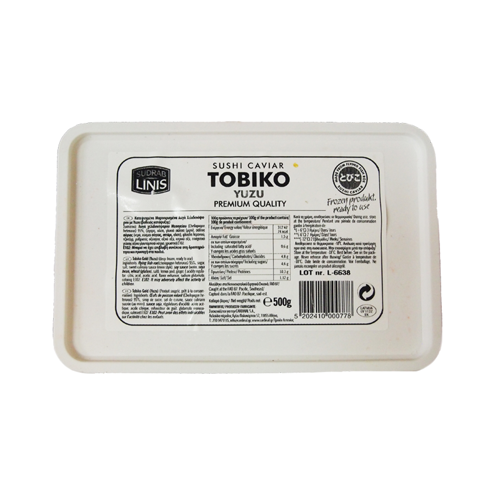 Tobiko Citrus Yuzu  500gr