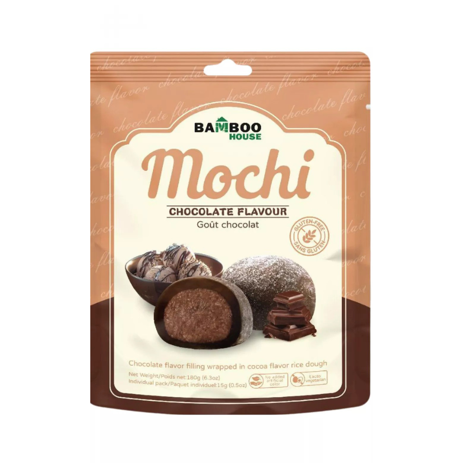 Chocolate Flavor Mochi   180gr