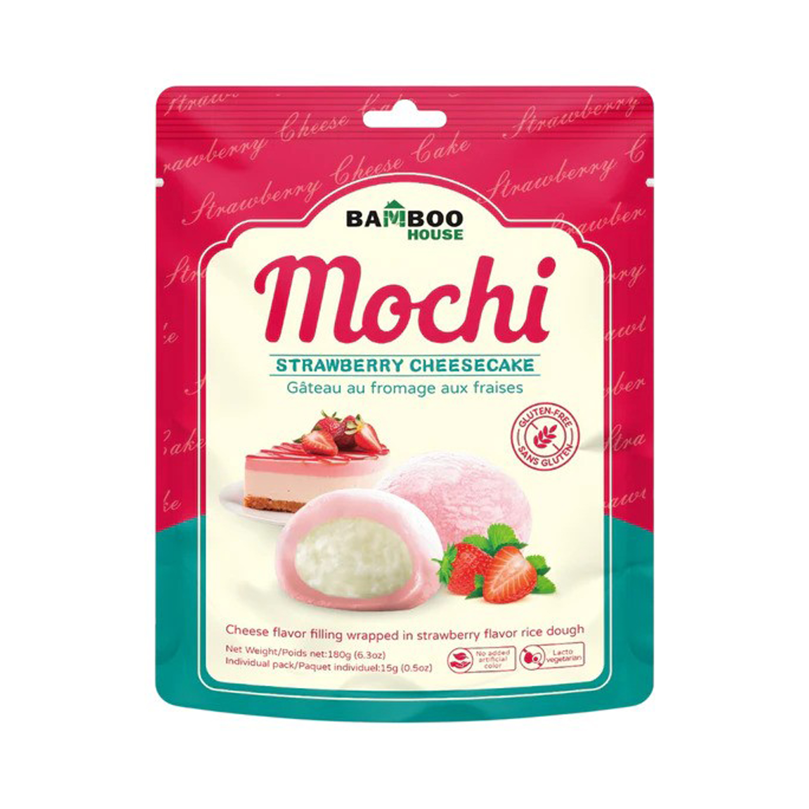 Strawberry Cheesecake Flavor Mochi   180gr