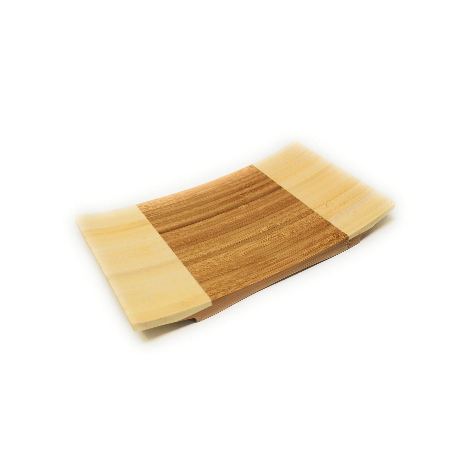 Plate 21*12*3cm, Bamboo, Carbonated, Sushi  1pc