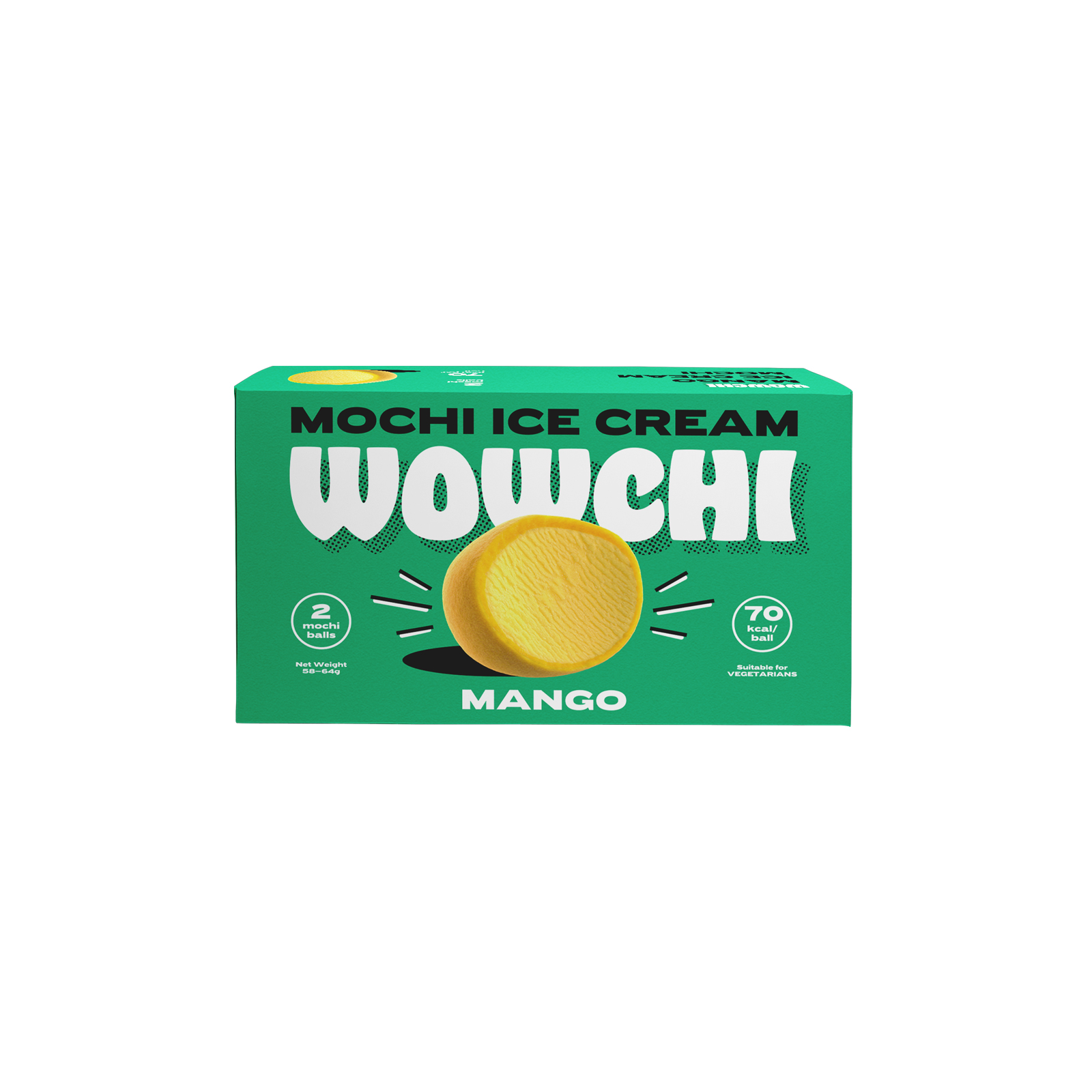 Mochi Ice Cream Mango (2pcs) 64gr