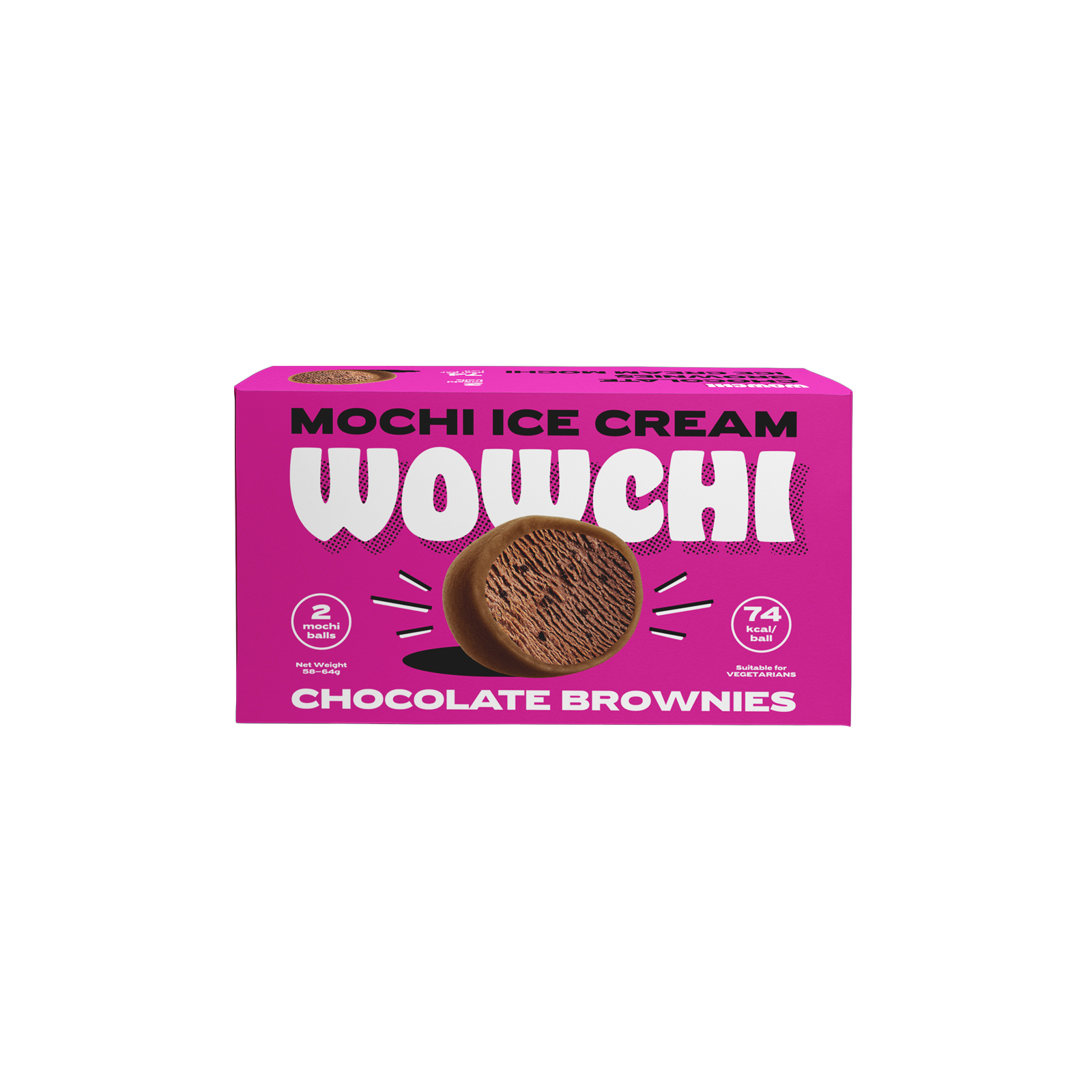 Mochi Ice Cream Brownies (2pcs) 64gr