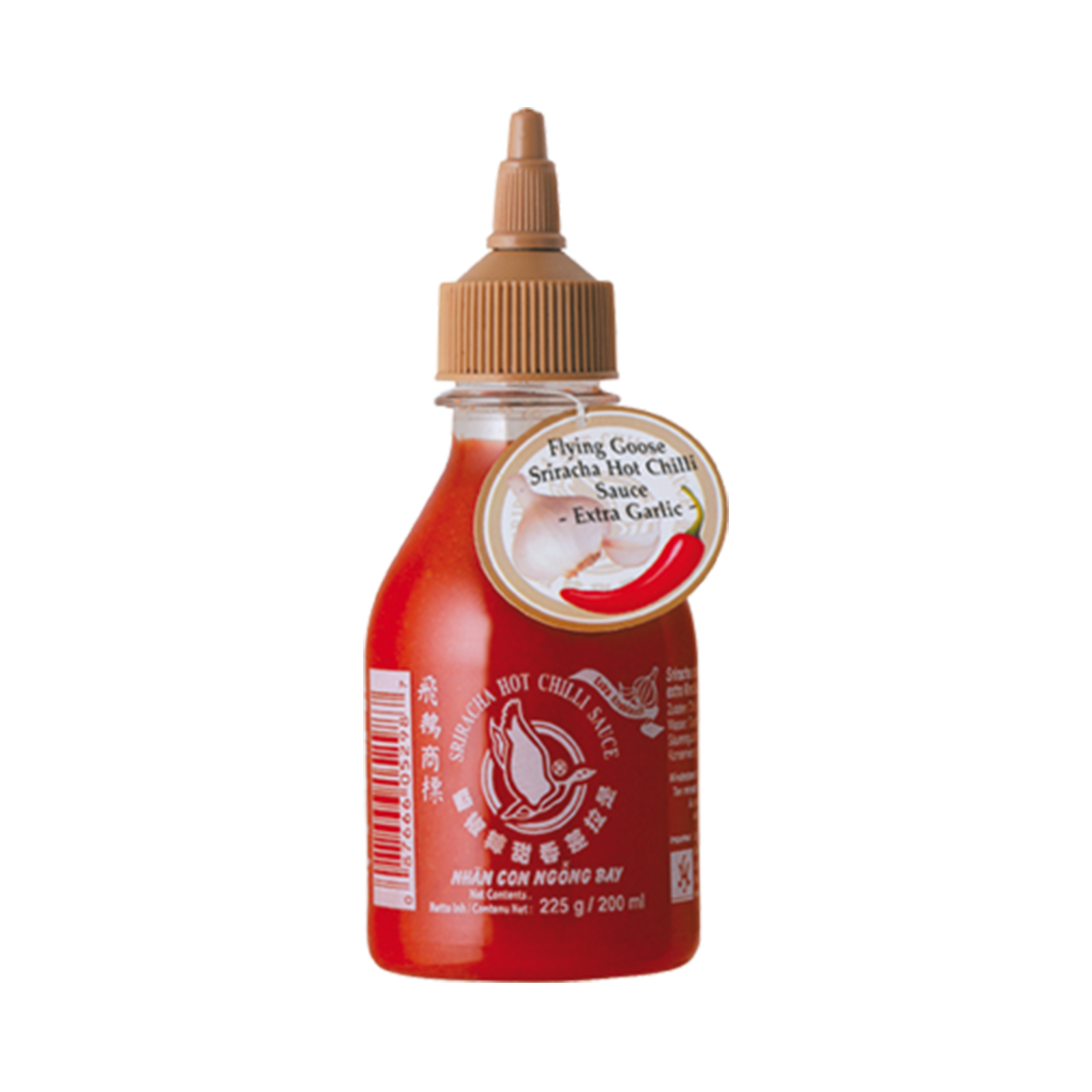 Chili Sauce Extra Garlic, Hot, Sriracha  200gr/200ml