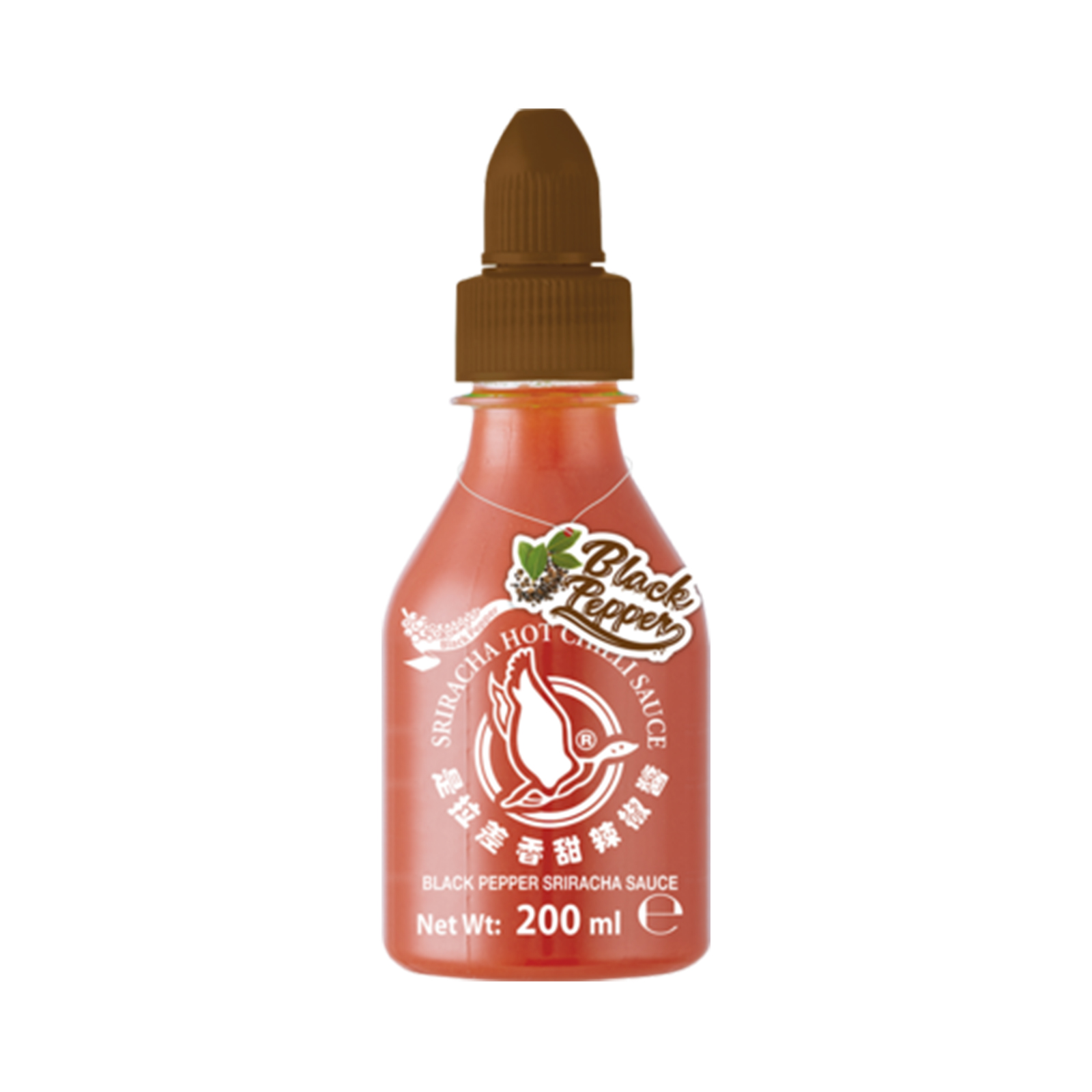 Chili Sauce Black Pepper, Hot, Sriracha  225gr/200ml