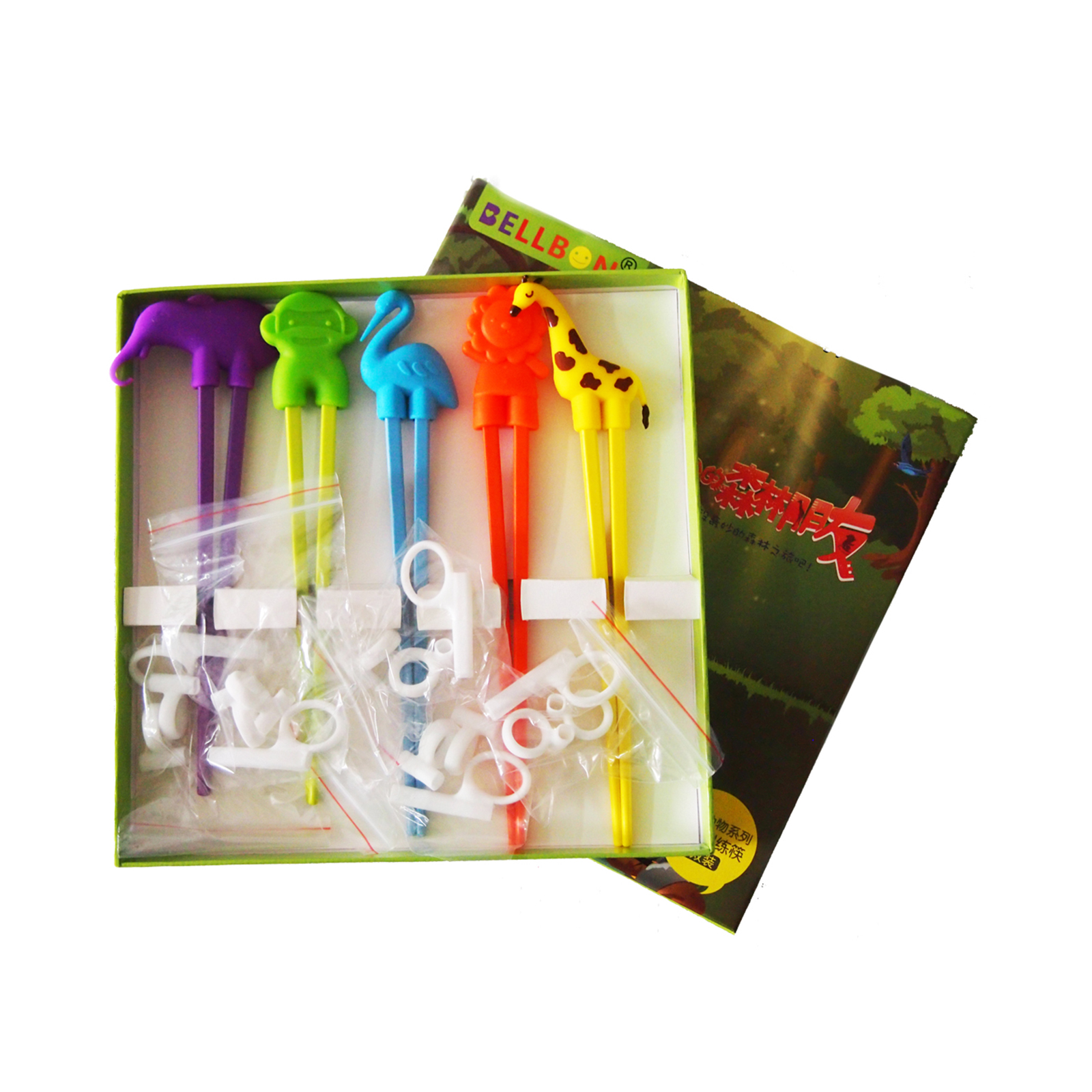  Chopstick Fantasy Animal, Helper 5pairs 1set