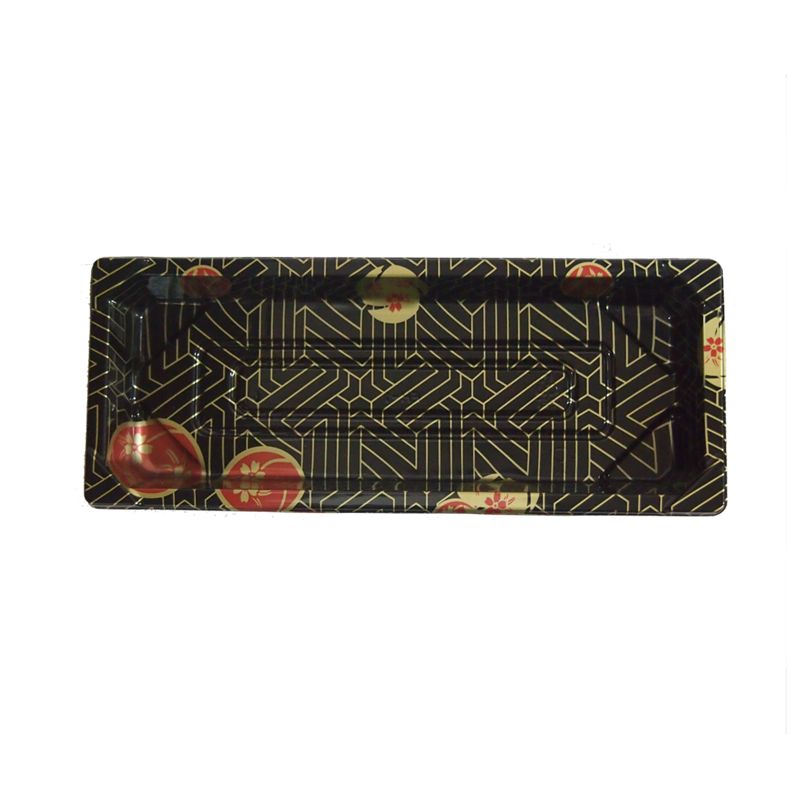 Sushi Take Away Box, Flower 221*90*20mm, 50pcs/set, Fh-01 1set