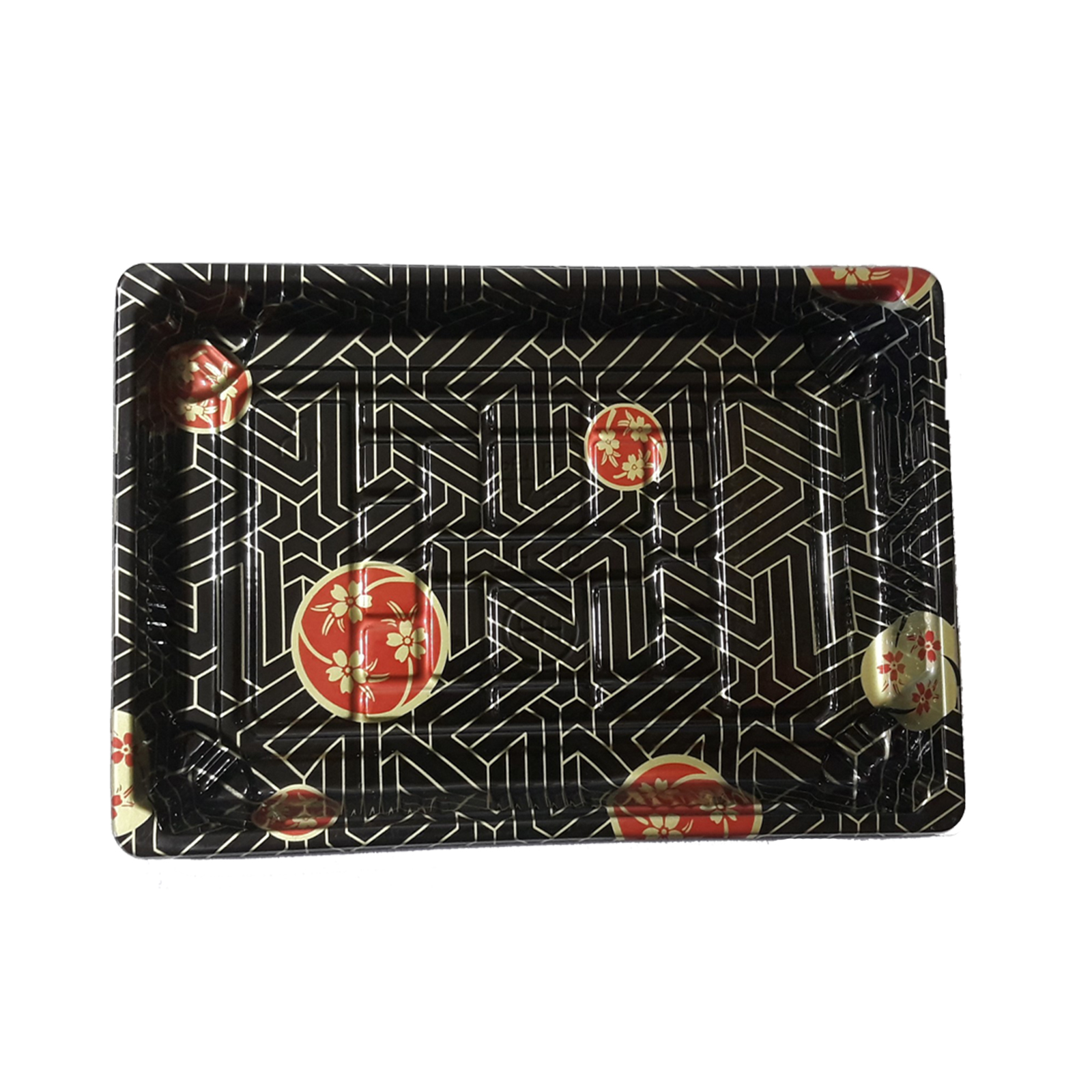 Sushi Take Away Box, Flower 185*129*20mm, 50pcs/set, Fh-10 1set