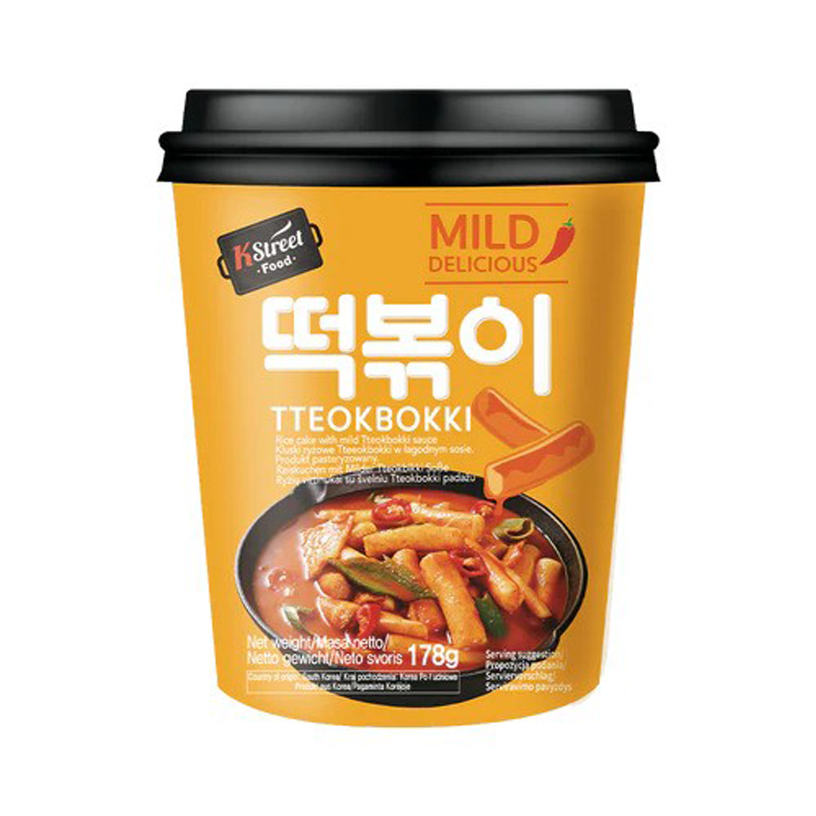 Tteokbokki Instant Soup Mild Delicious  178gr