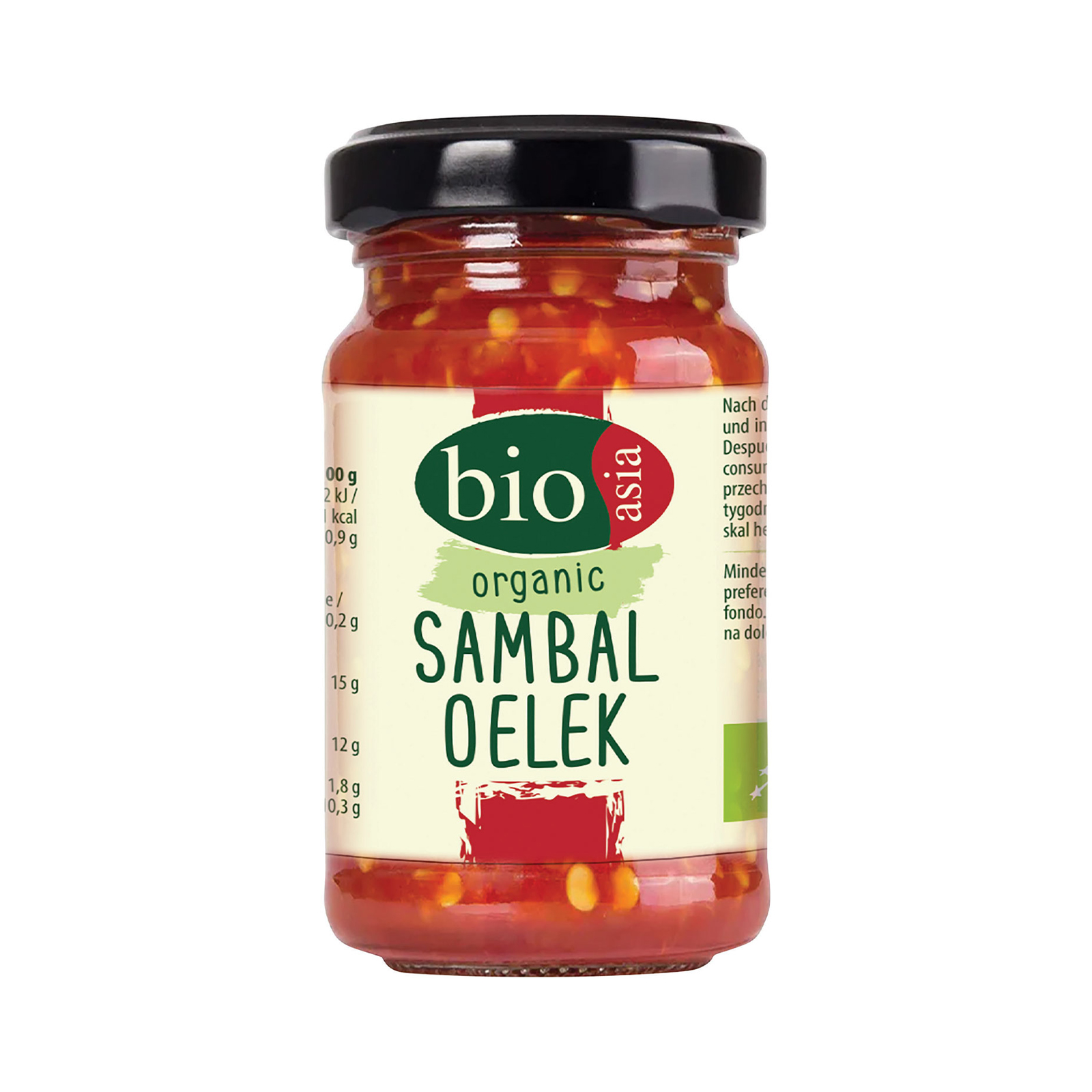 Sambal Oelek Sauce Organic  110gr