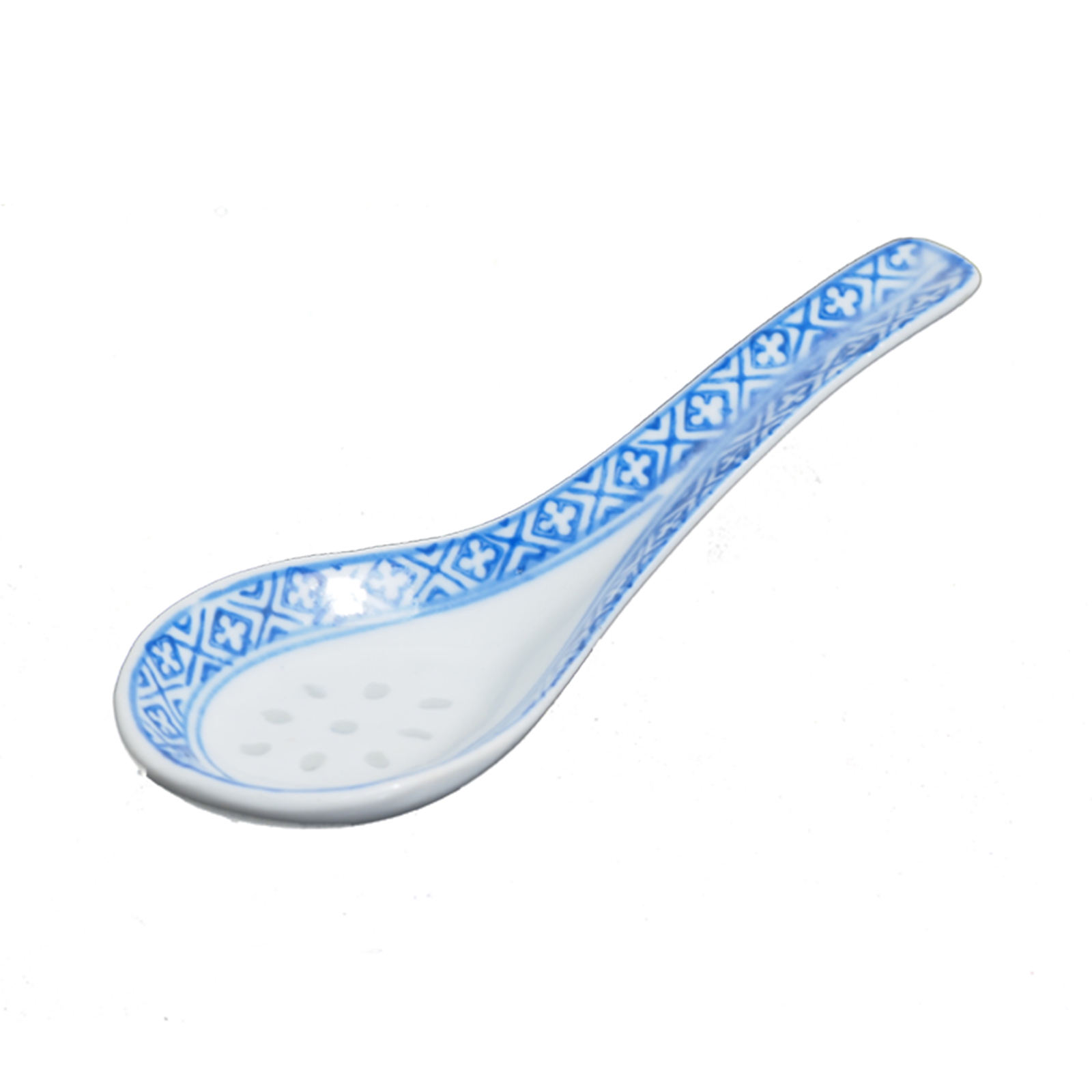 Spoon Blue-white 14cm 1pc