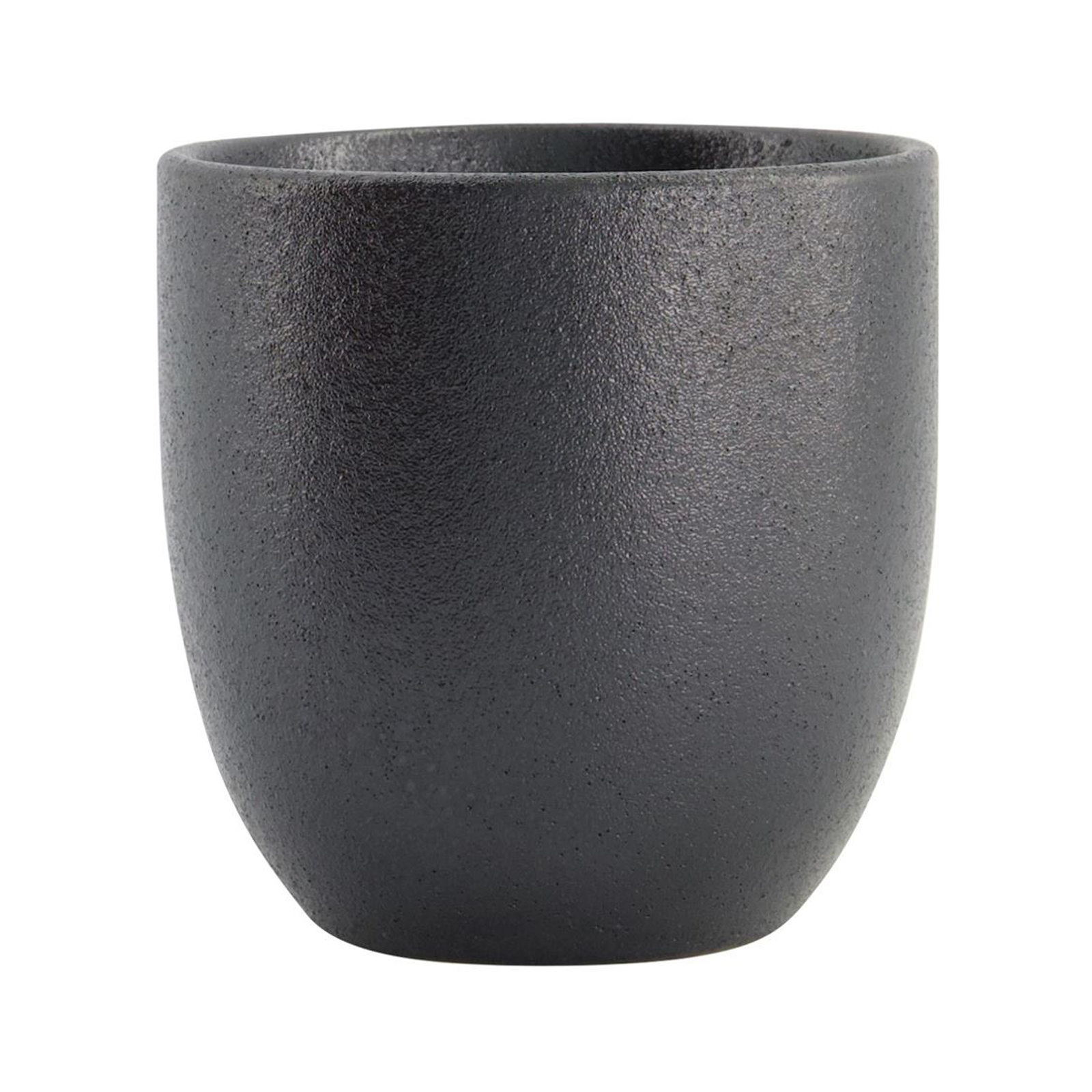 Yuzu Black Tea Cup  7.8x8cm 220ml, Matte Black 1pc
