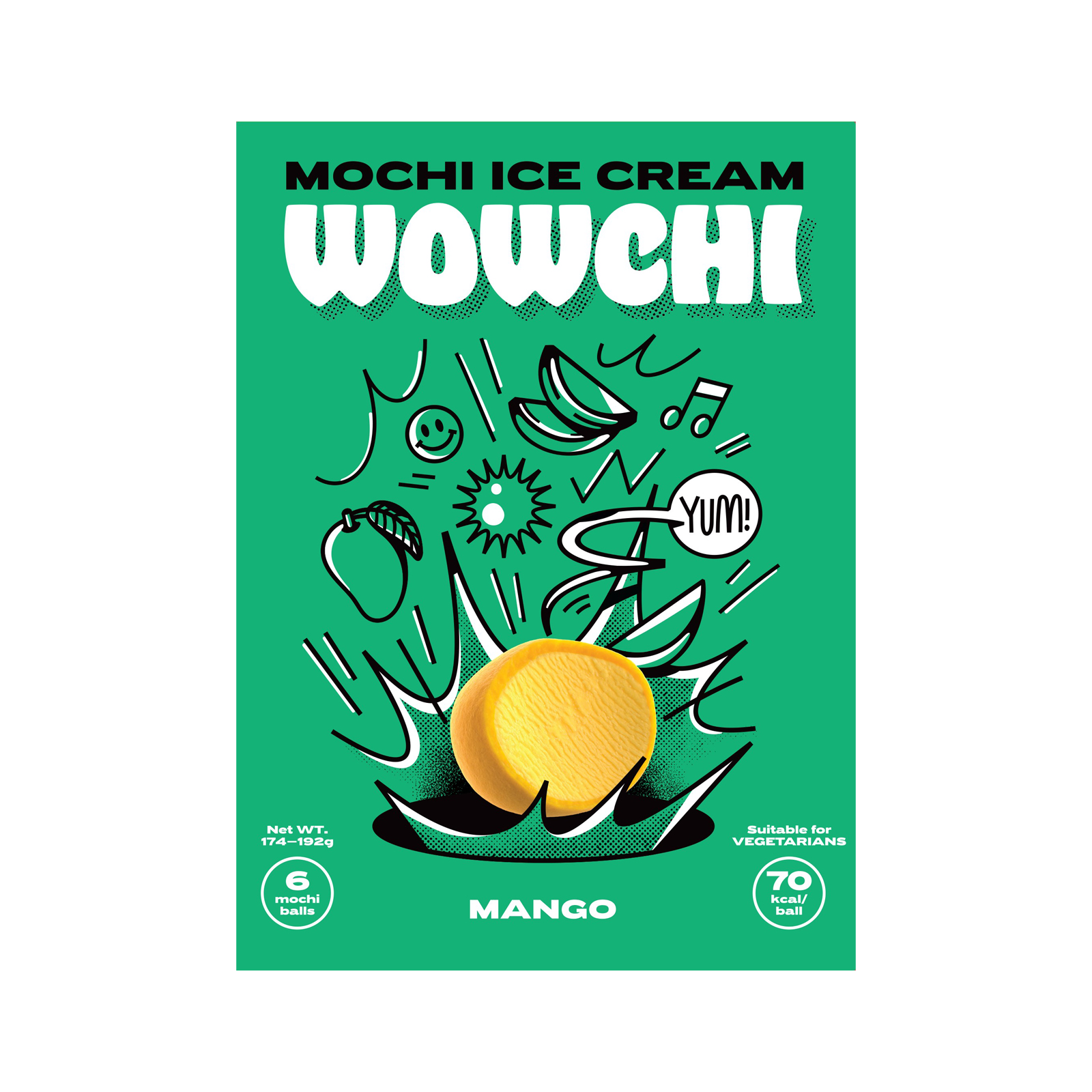 Mochi Ice Cream Mango  174gr