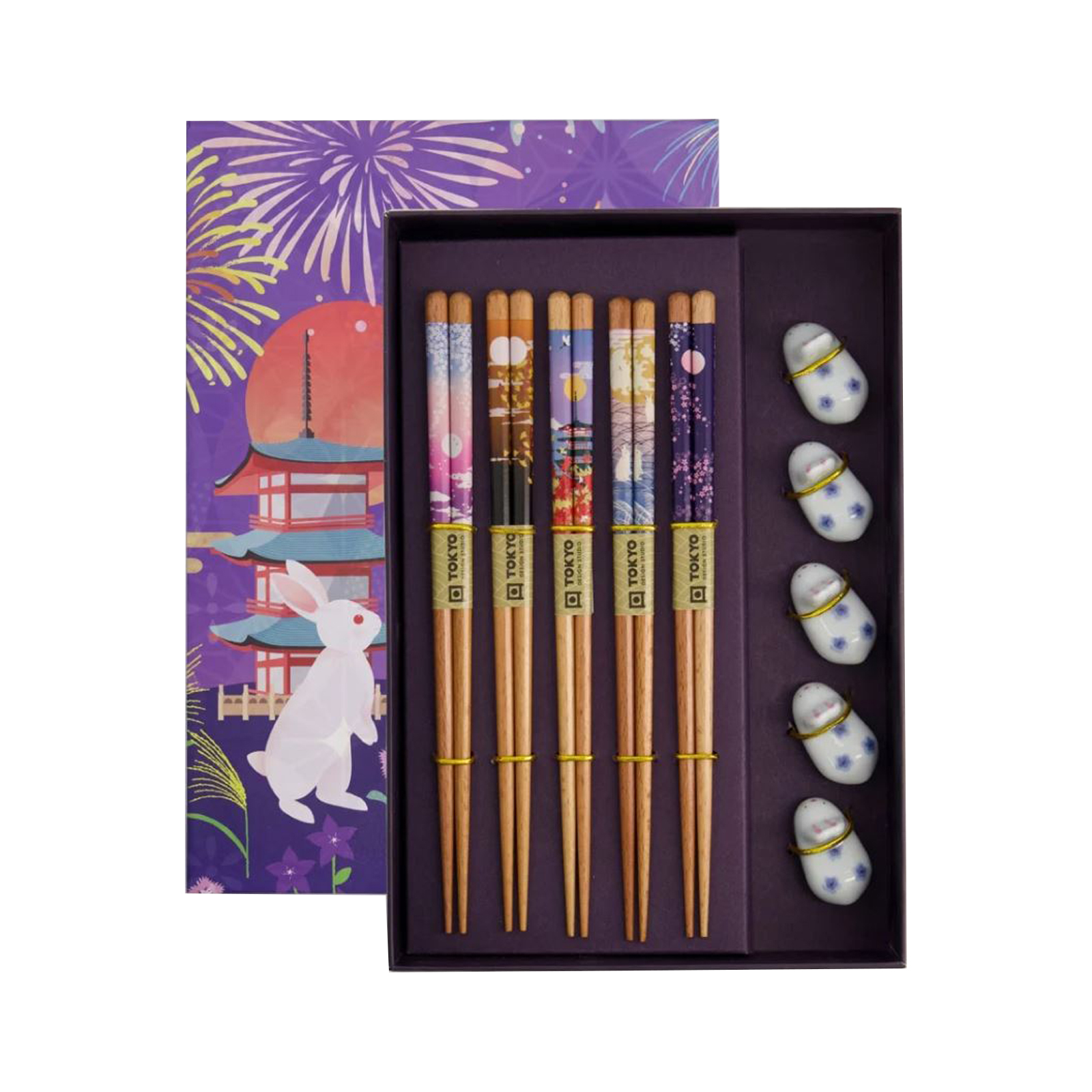  Chopstick Giftset, Rabbit  1set