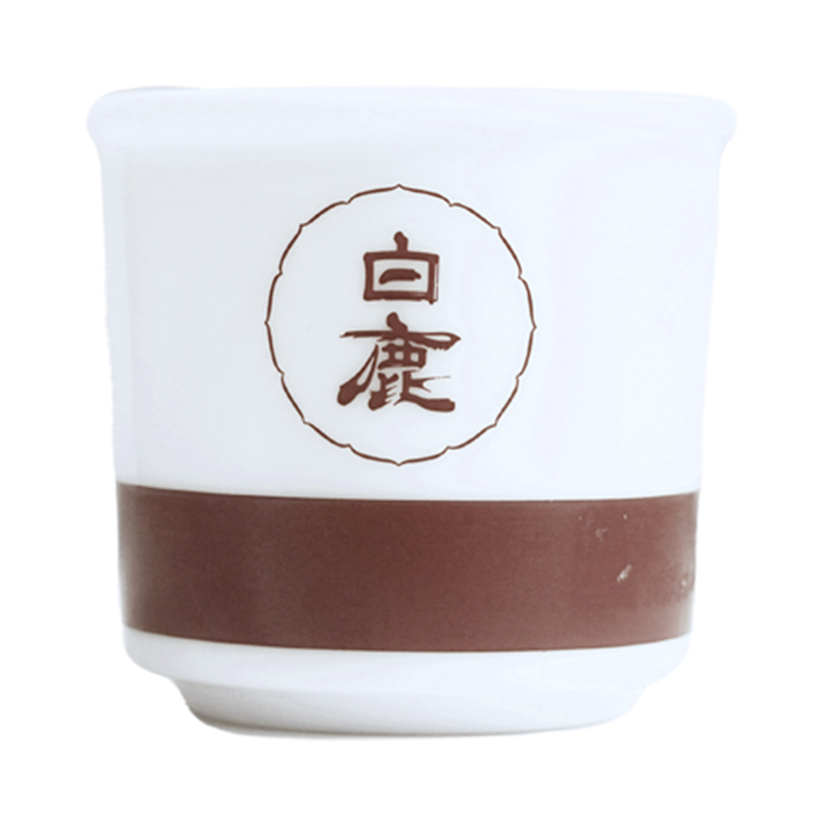 Sake Cup Porcelain, Red  1pc