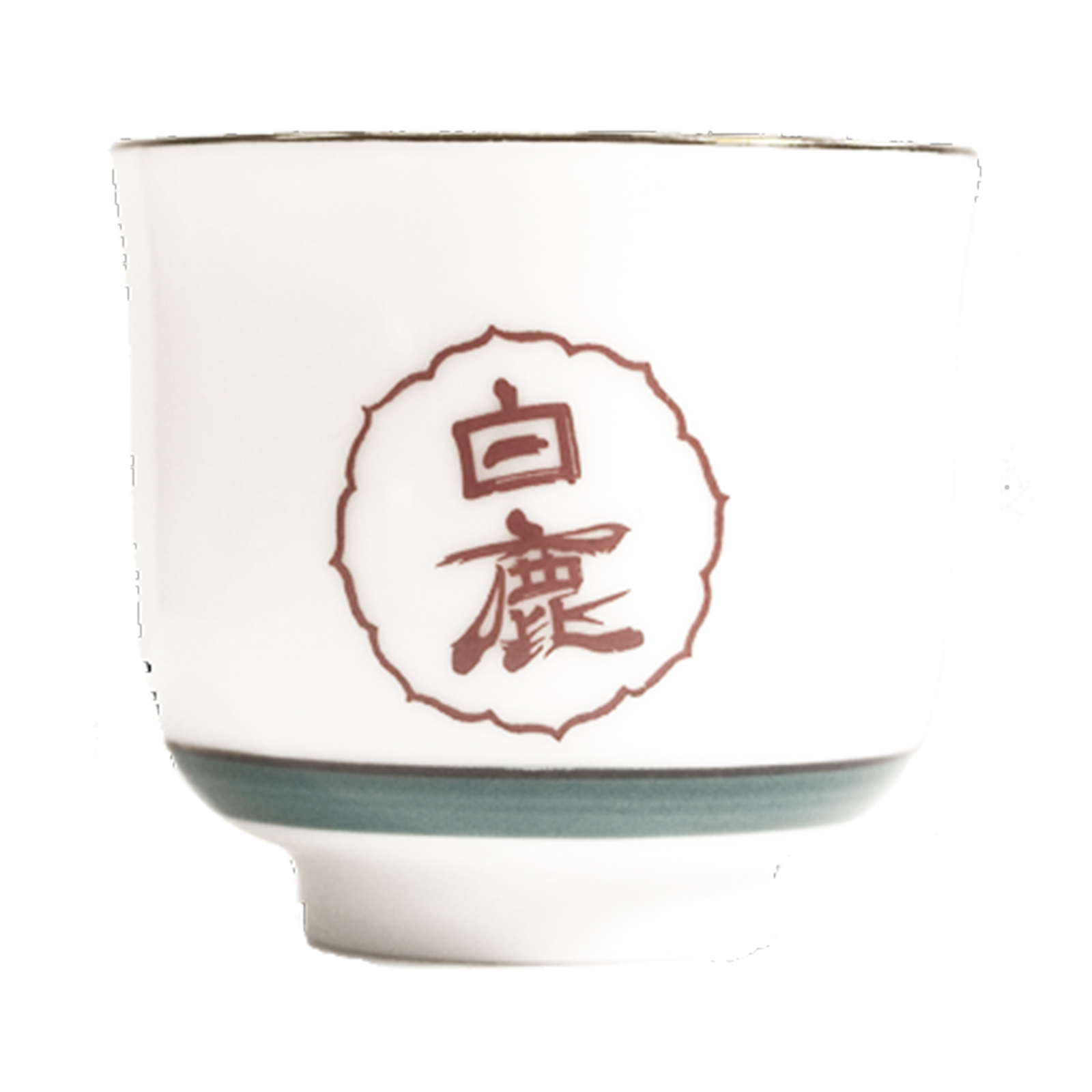 Sake Cup Green, Porcelain  1pc