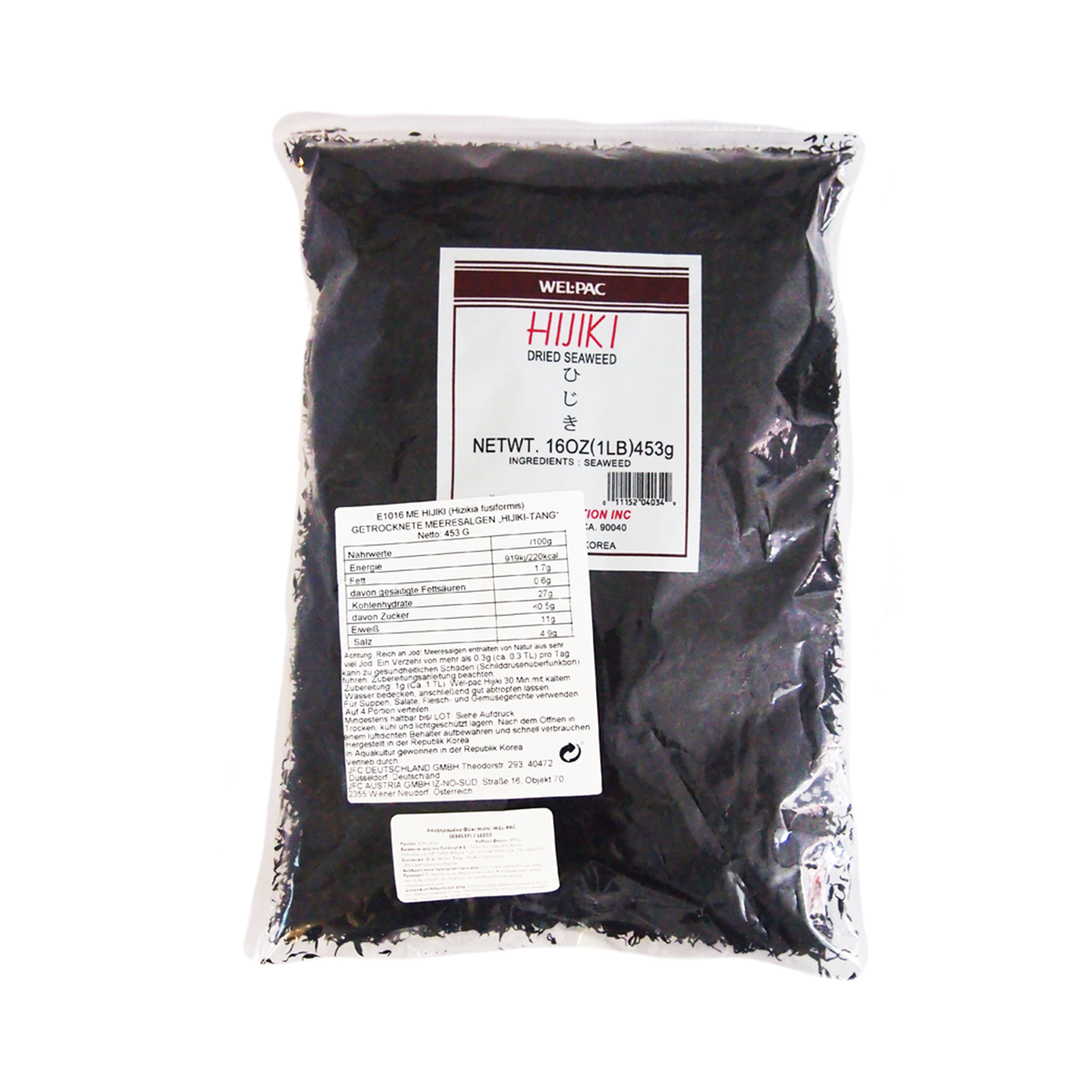 Hijiki Dried Seaweed  453gr