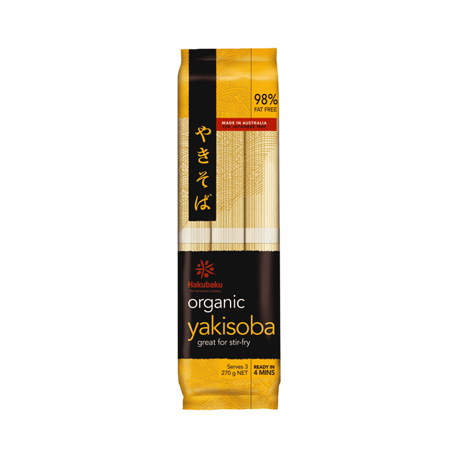 Yakisoba Noodle Organic  270gr