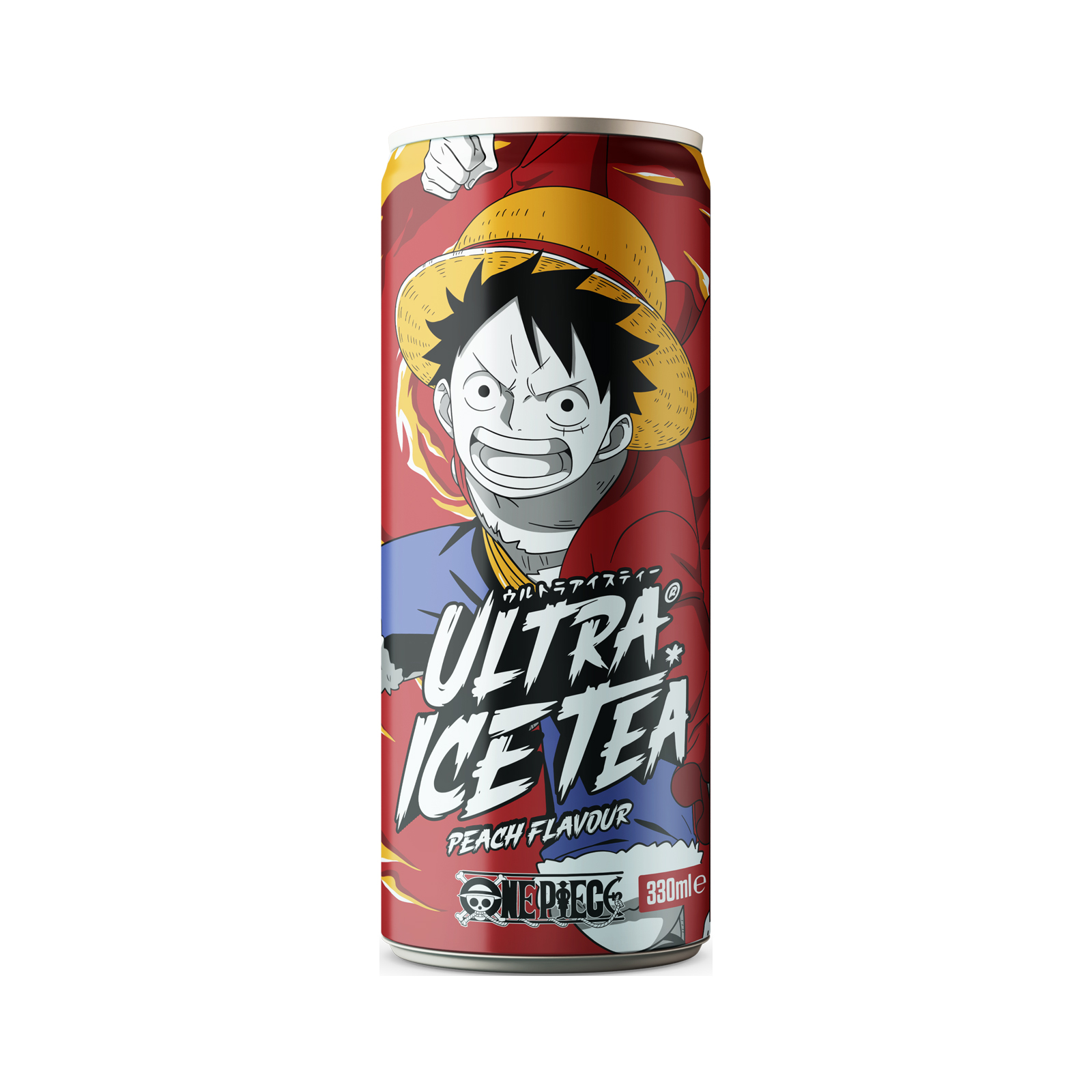 Ultra Ice Tea Luffy, One Piece, Tea/peach  330gr/330ml
