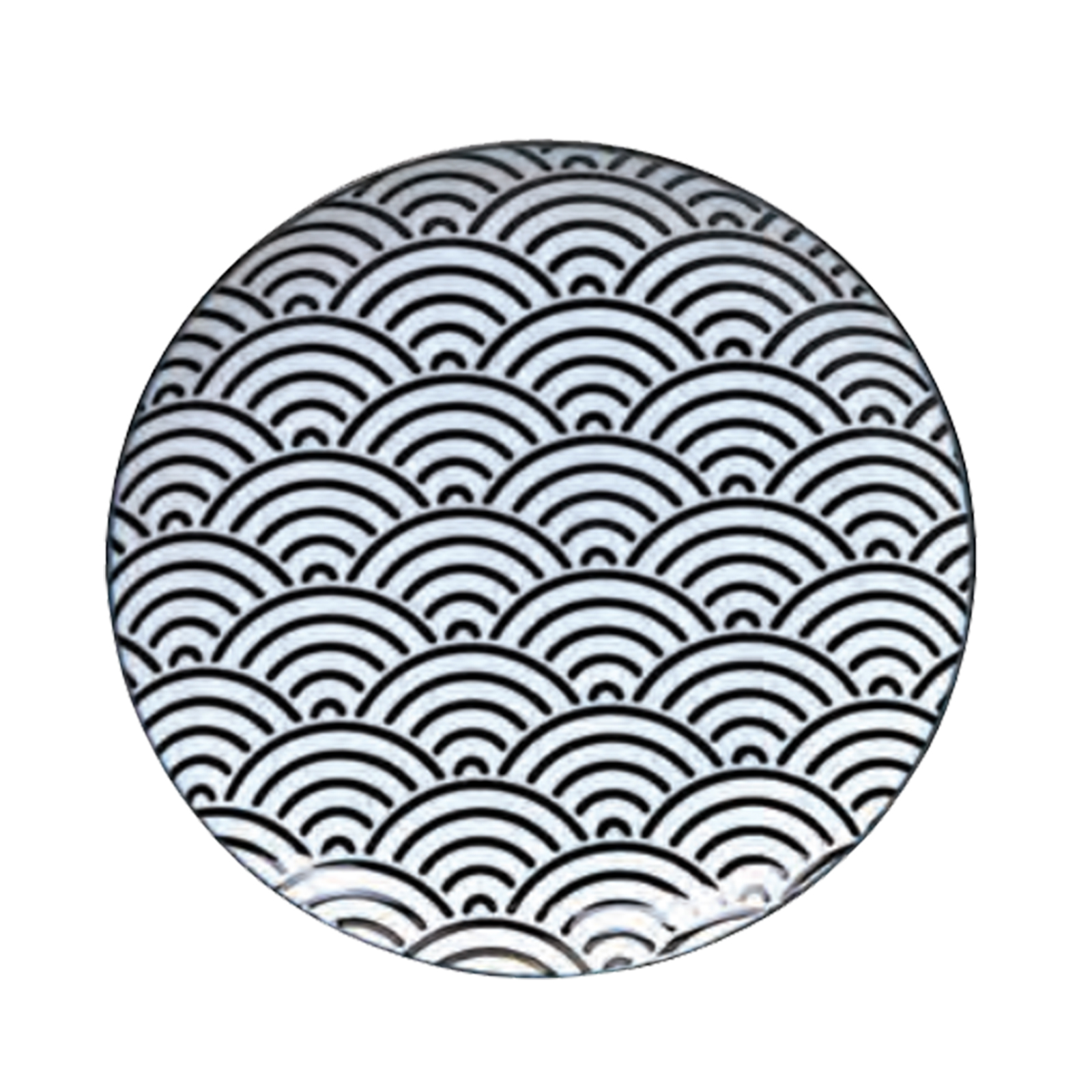 Nippon Black Plate Wave 25.7x3cm 1pc