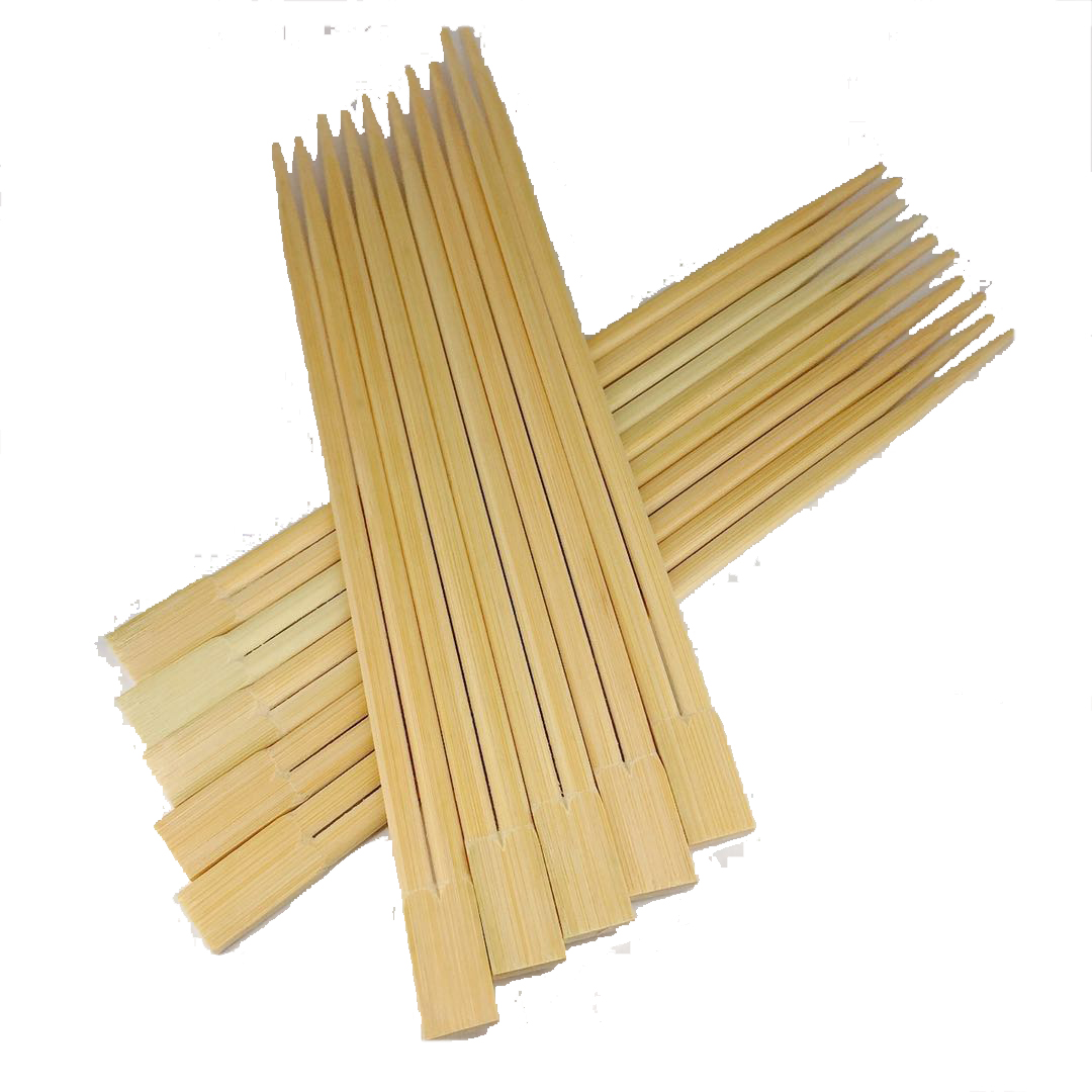 Bamboo Chopstick Round, Type A, Without Sleeve 21cm X 100prs 1set