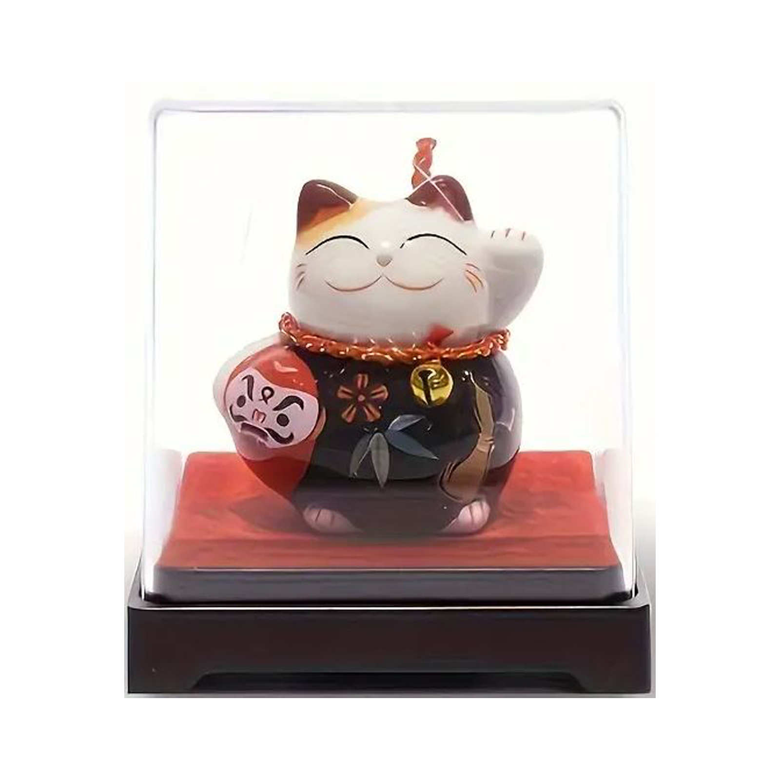 Lucky Cat In Box Black  1pc