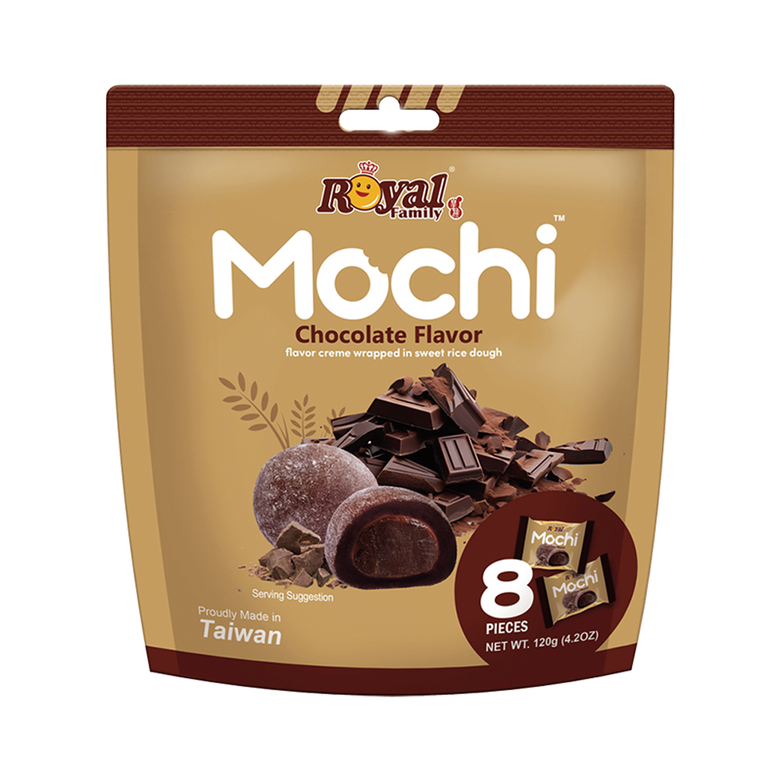Chocolate Mochi  12 Pcs 180gr