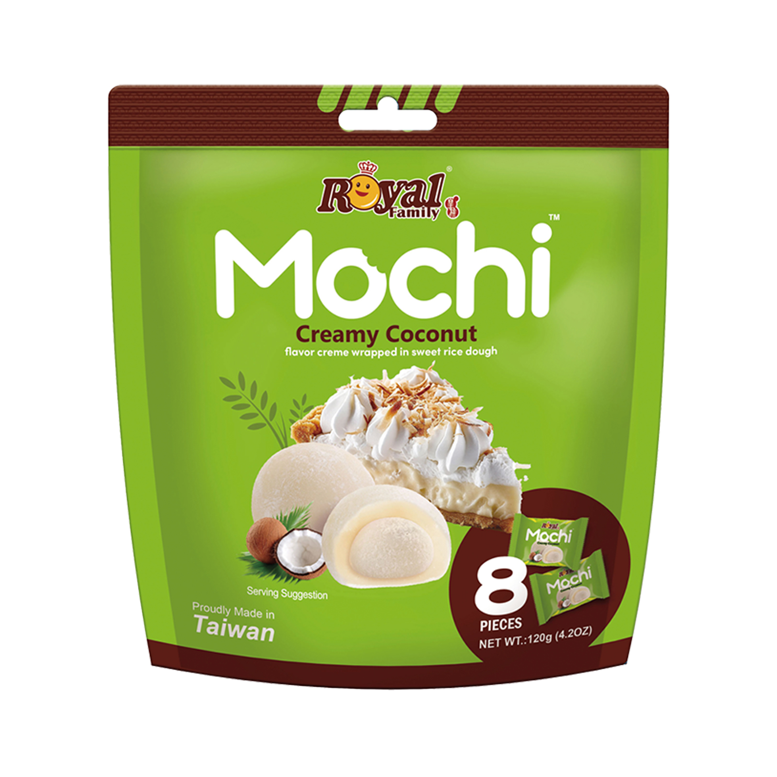 Creamy Coconut Mochi  12 Pcs 180gr
