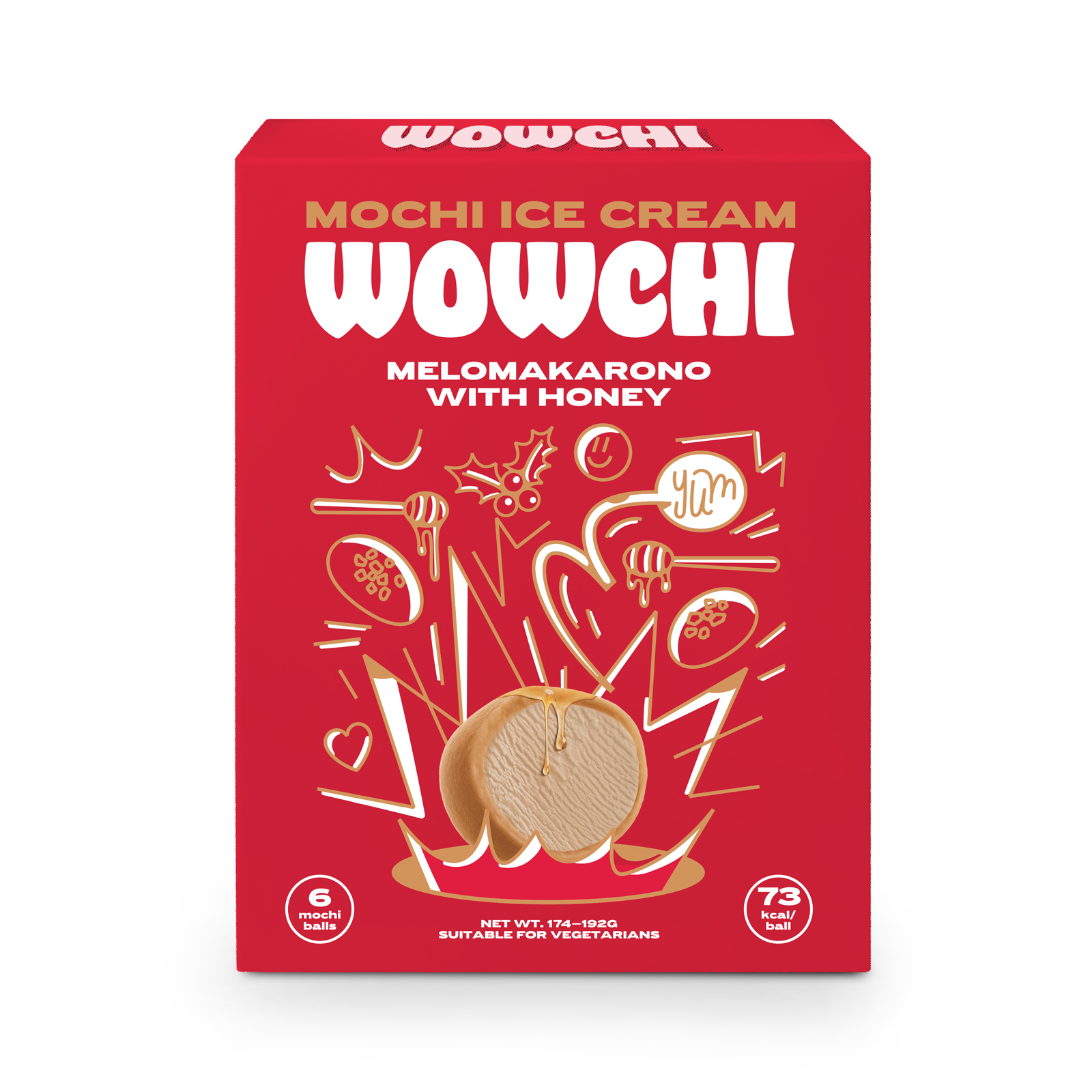 Mochi Ice Cream Melomakarono  174gr