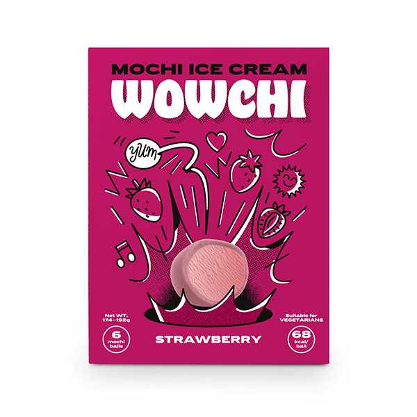 Mochi Ice Cream Strawberry  174gr