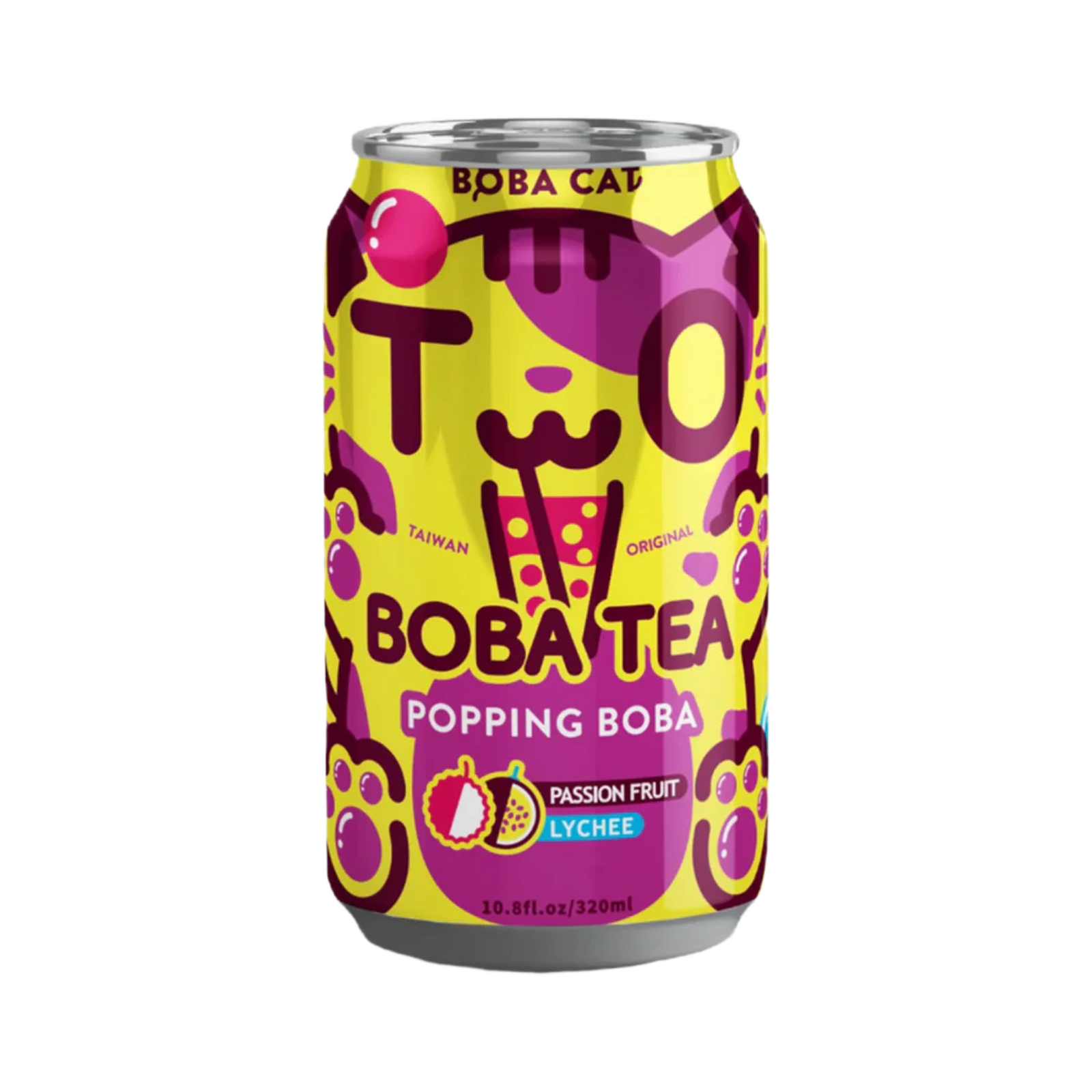 Popping Boba Bubble Tea Passionfruit Lychee  320gr/320ml
