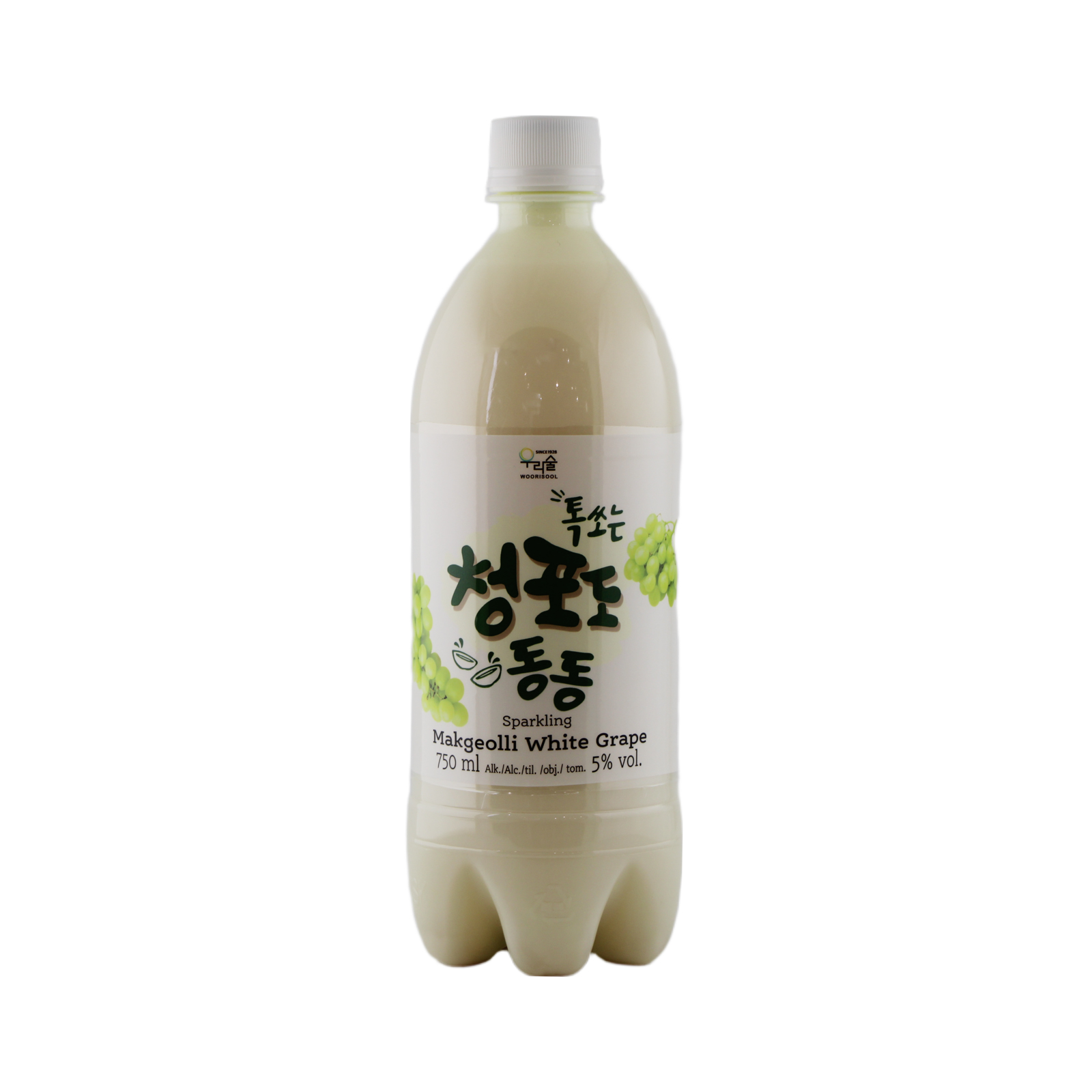 Makgeolli Sparkling White Grape Alc 5% 750gr/750ml