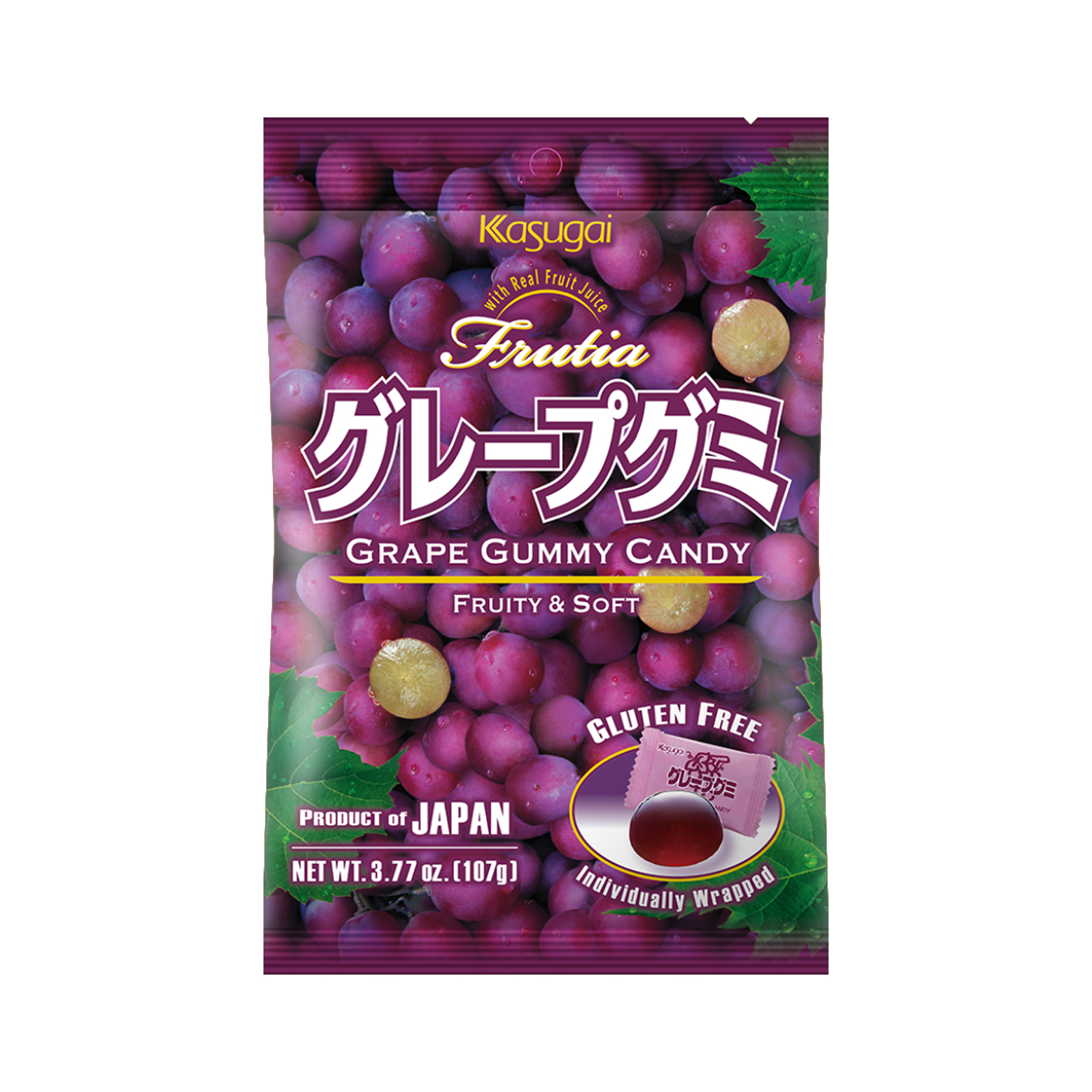 Frutia Gummy Candy Grape 107gr