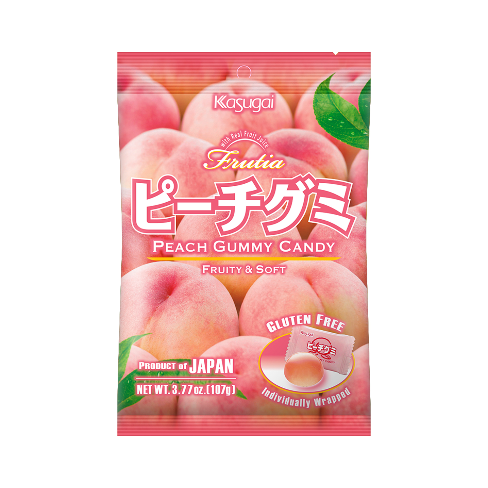 Frutia Gummy Candy Peach 107gr