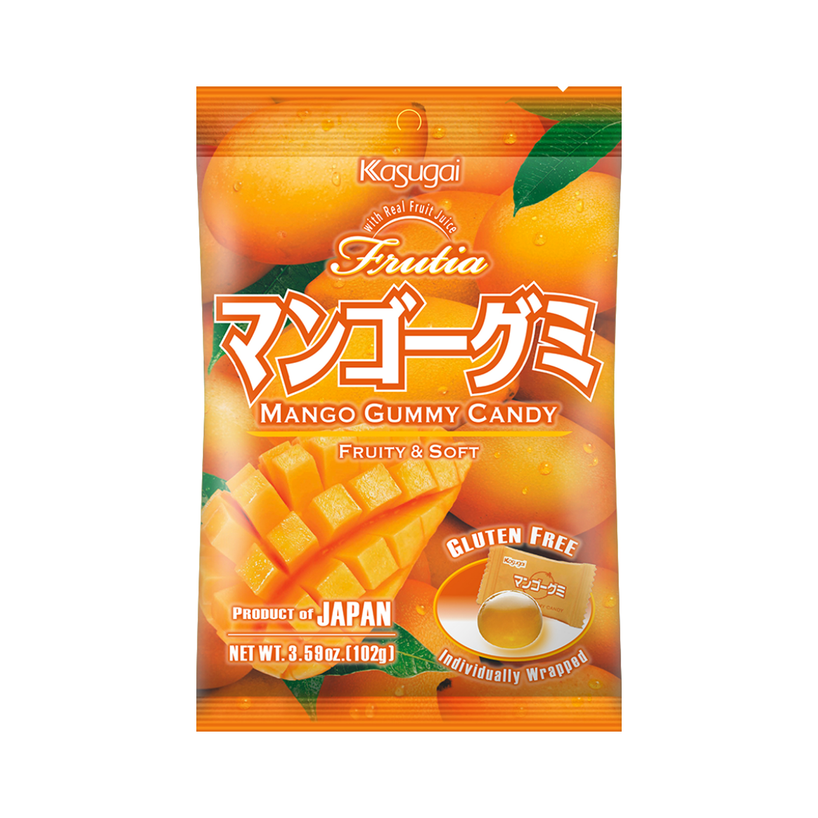 Frutia Gummy Candy Mango 102gr