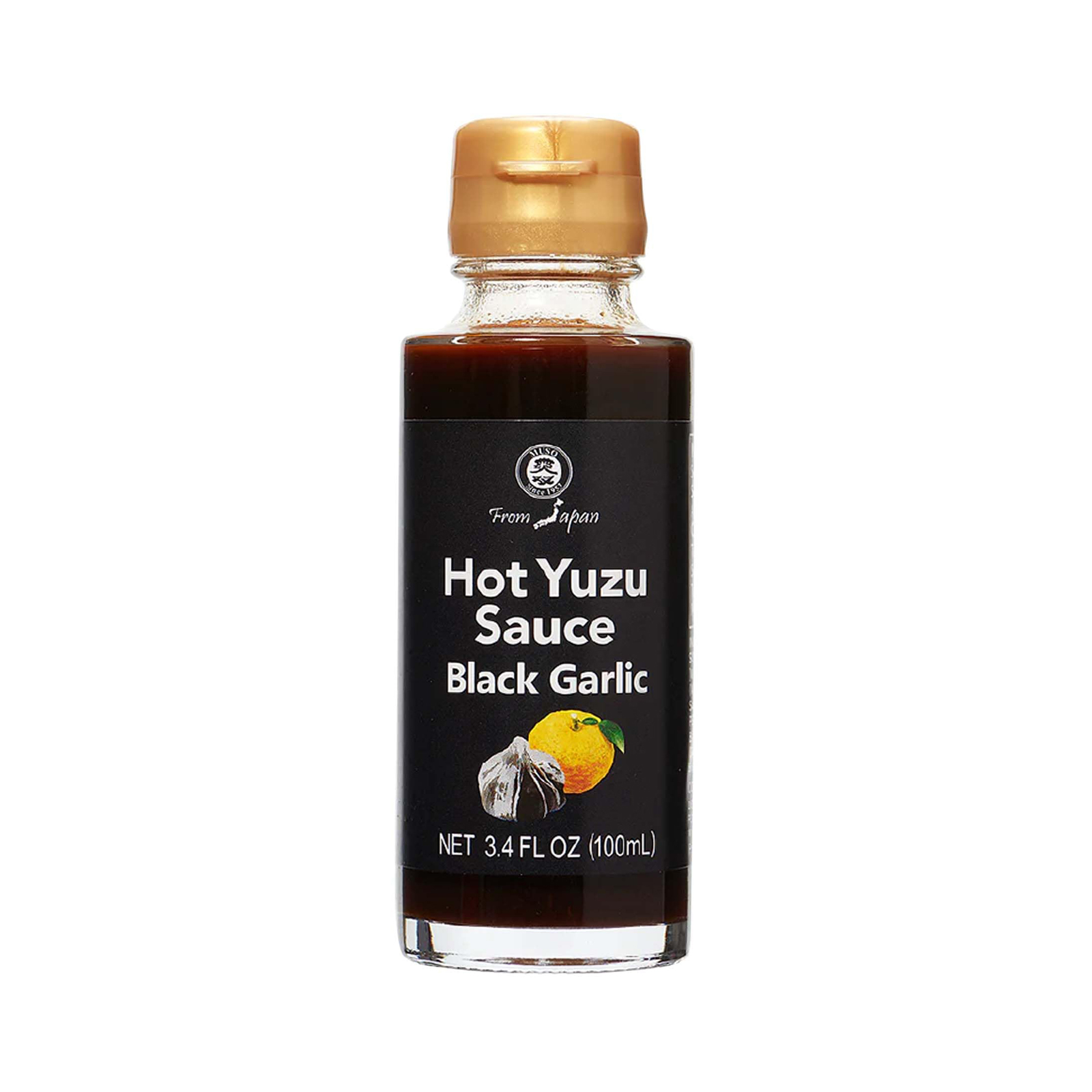 Yuzu Sauce Black Garlic, Hot  100gr/100ml