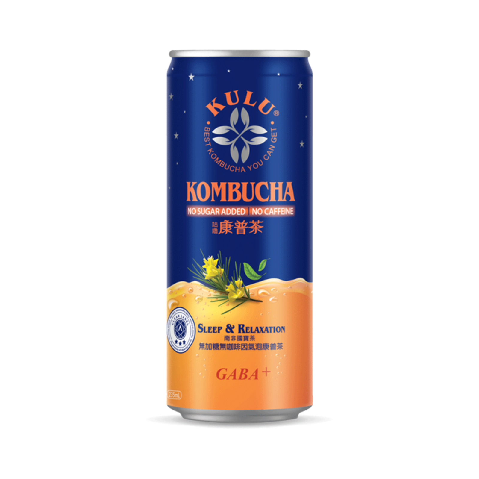 Kombucha Sparkling Drink Rooibos Flavor Sugar Free 235gr/235ml