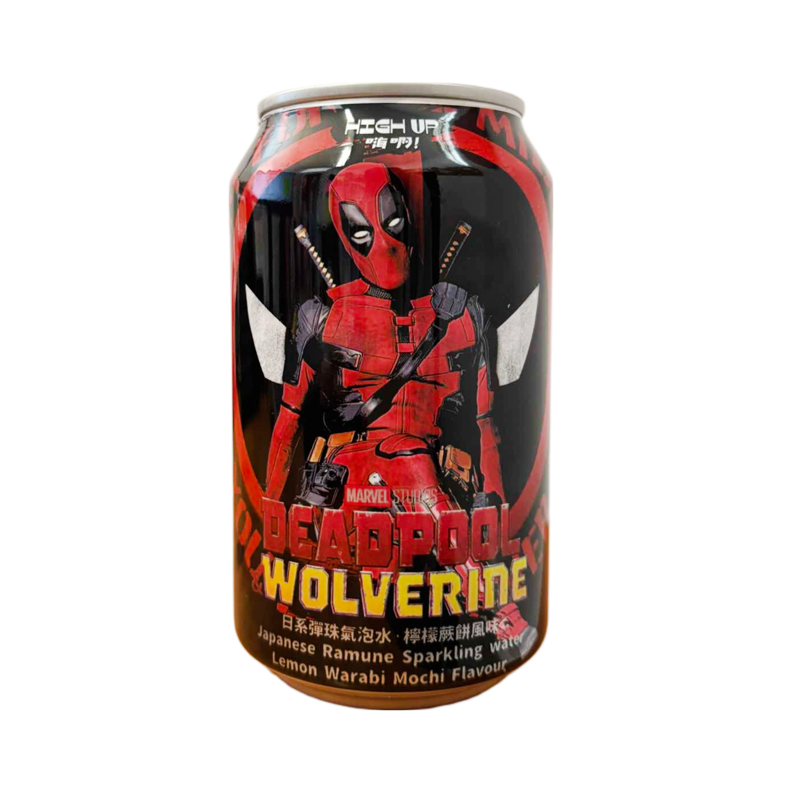 Ramune Sparkling Water Deadpoolandwolverine Lemon Warabi Mochi Flavor 330gr/230ml