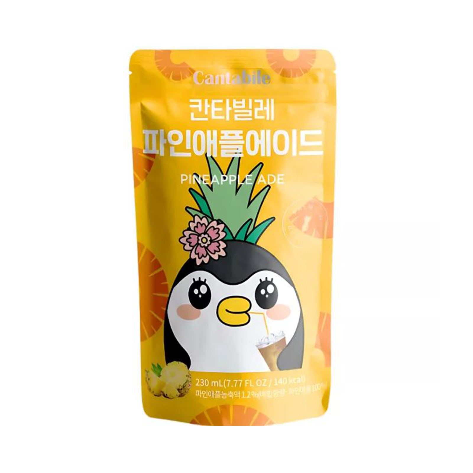 Ade Drink Pineapple Flavor  230gr/230ml