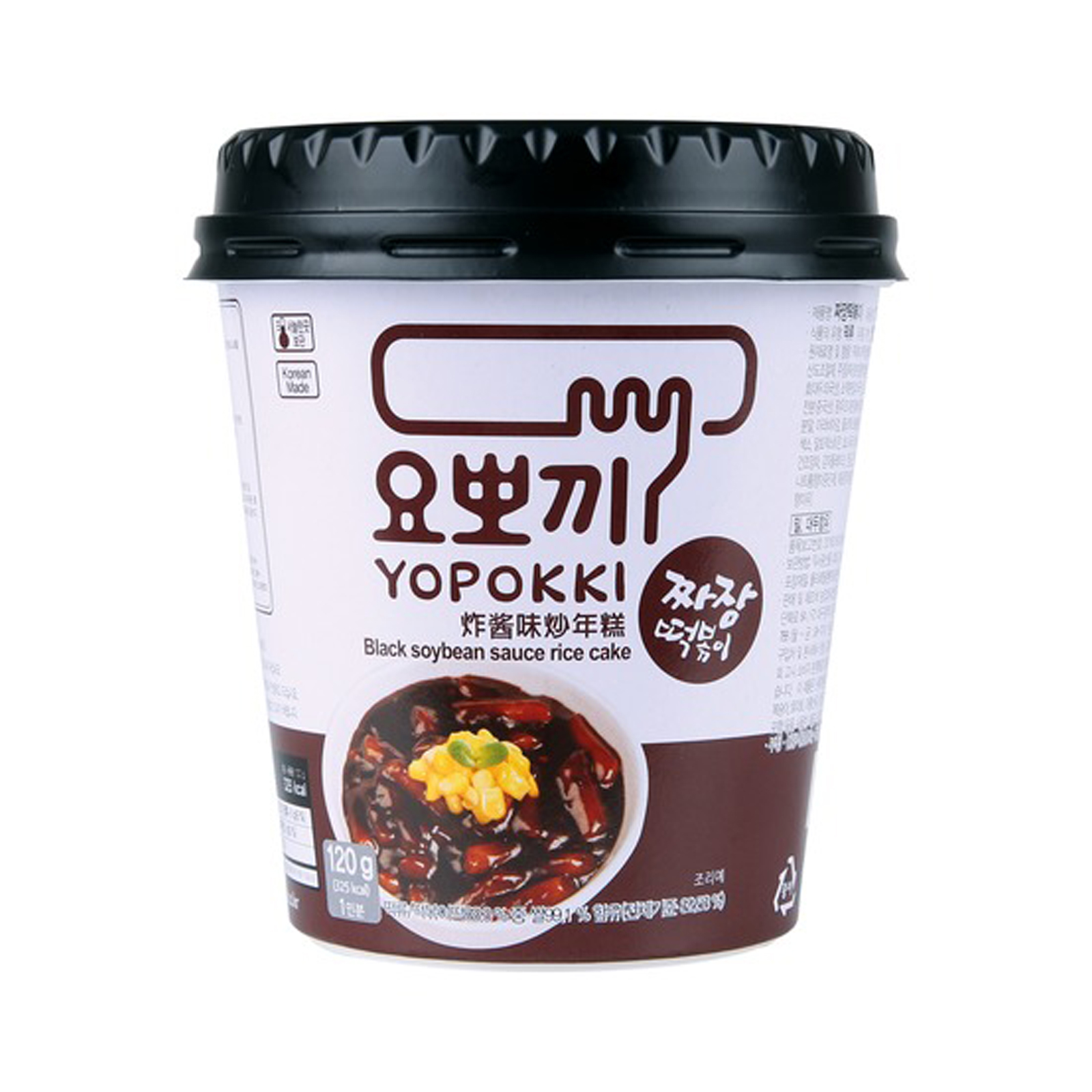 Topokki Rice Cake Halal Jjajang Cup 120gr