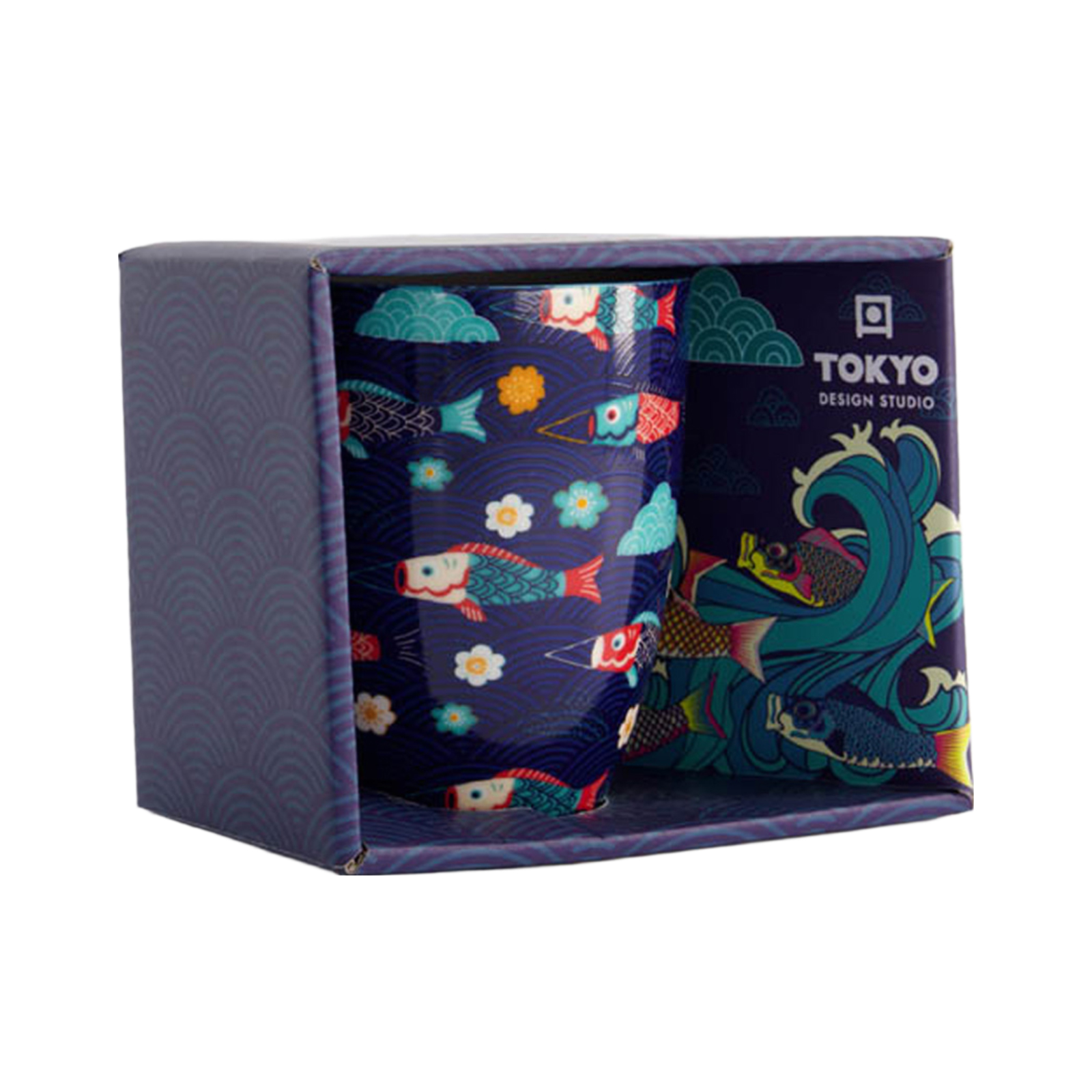 Mug With Giftbox Kawaii Koinobori 340ml, 8.5x10.2cm 1pc