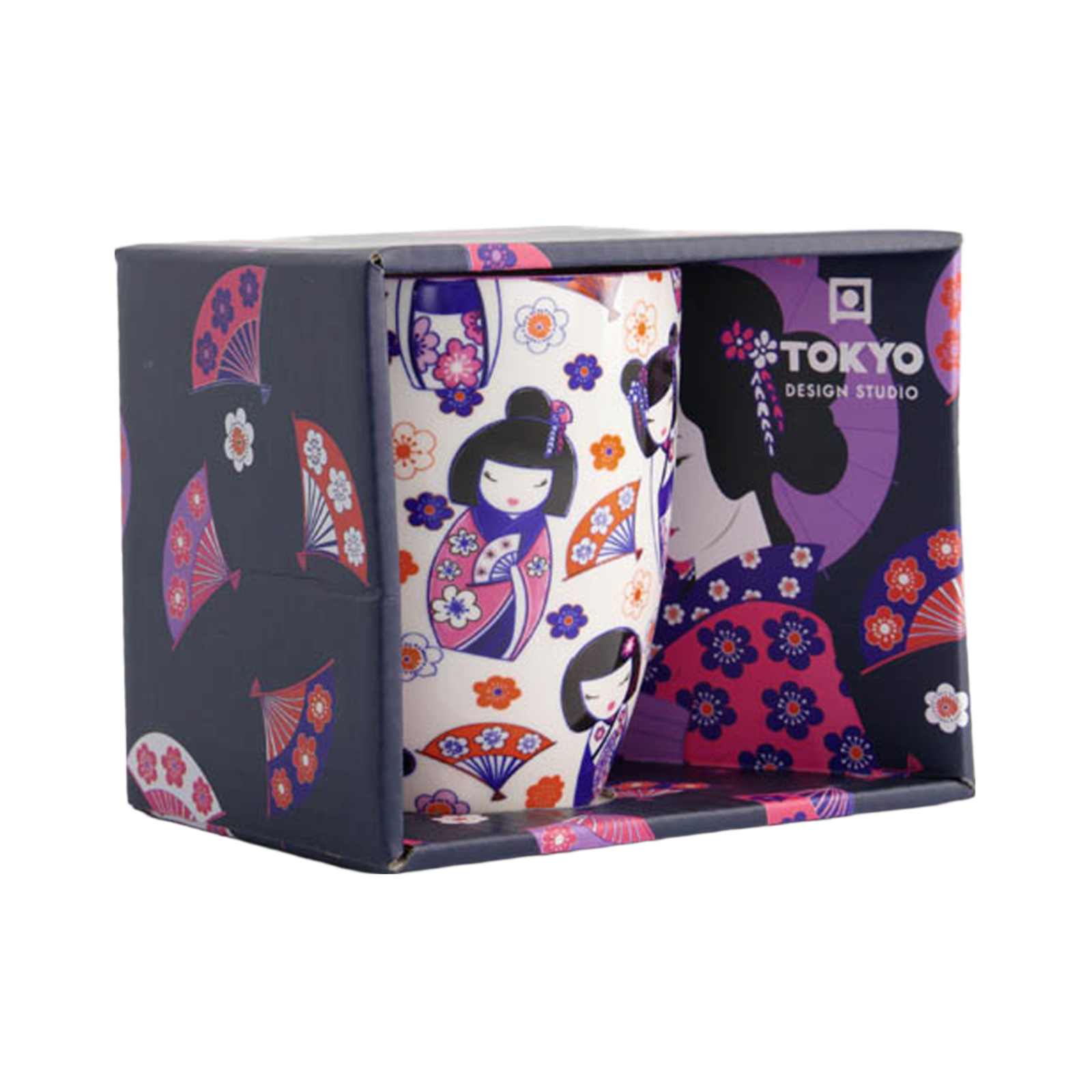Mug With Giftbox Kawaii Maiko 340ml, 8.5x10.2cm 1pc