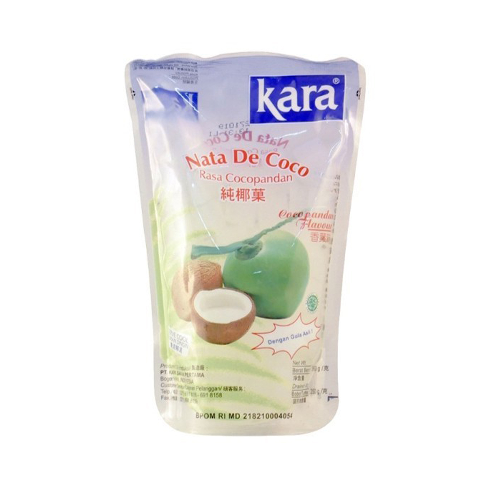 Nata De Coco Pandan Flavor  360gr