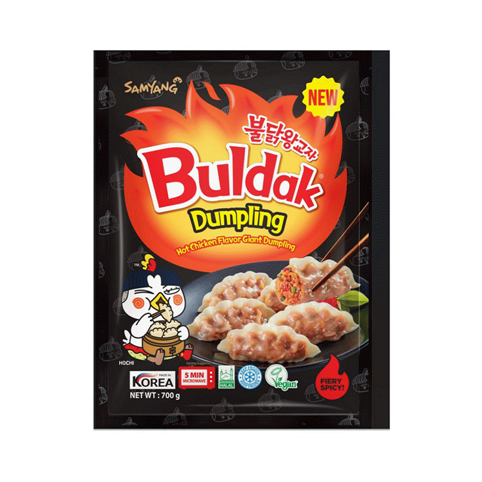 Buldak Gyoza Chicken Hot Flavor  700gr